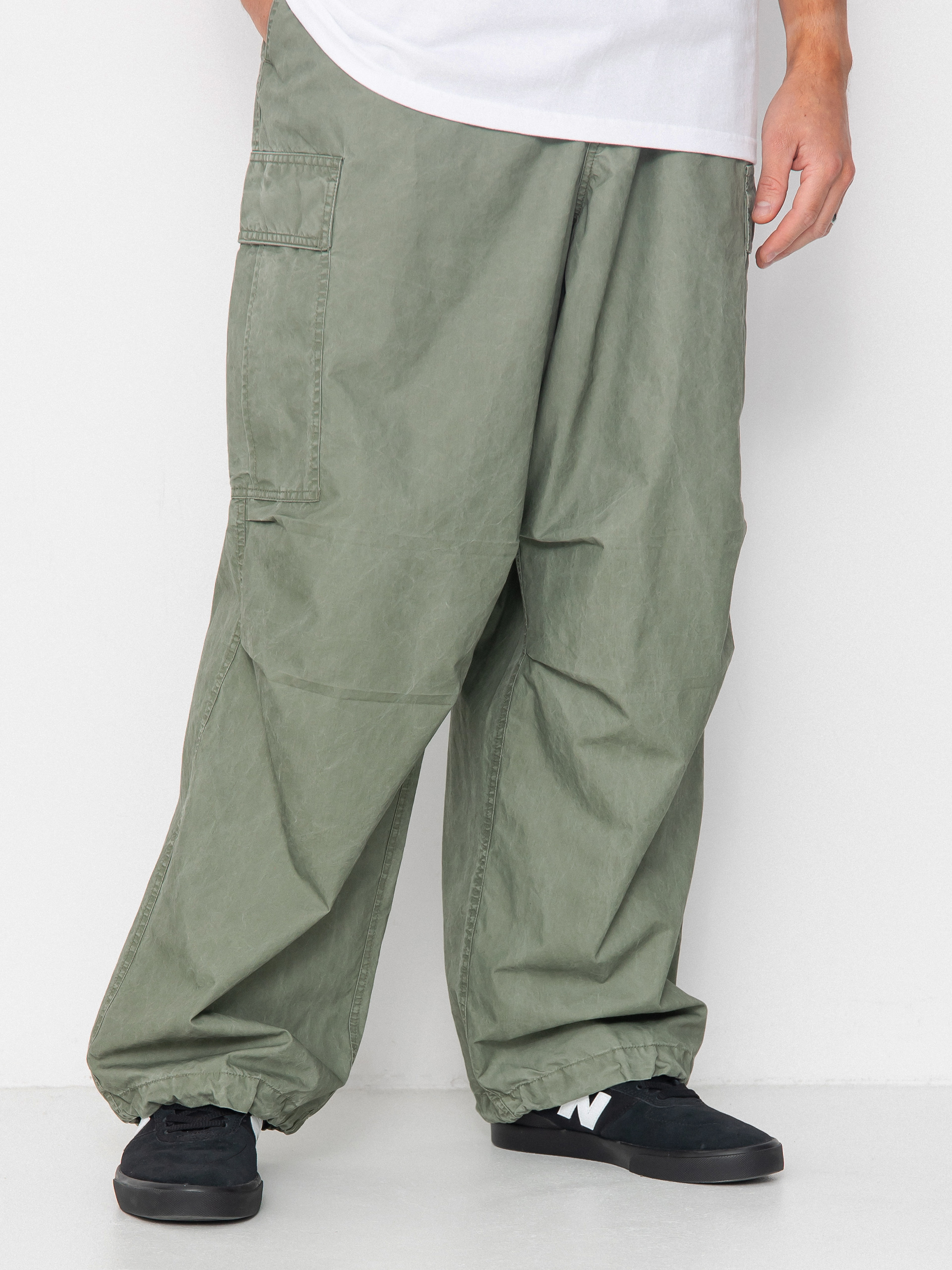 Pantaloni OBEY Giant Cargo (pigment lichen green)