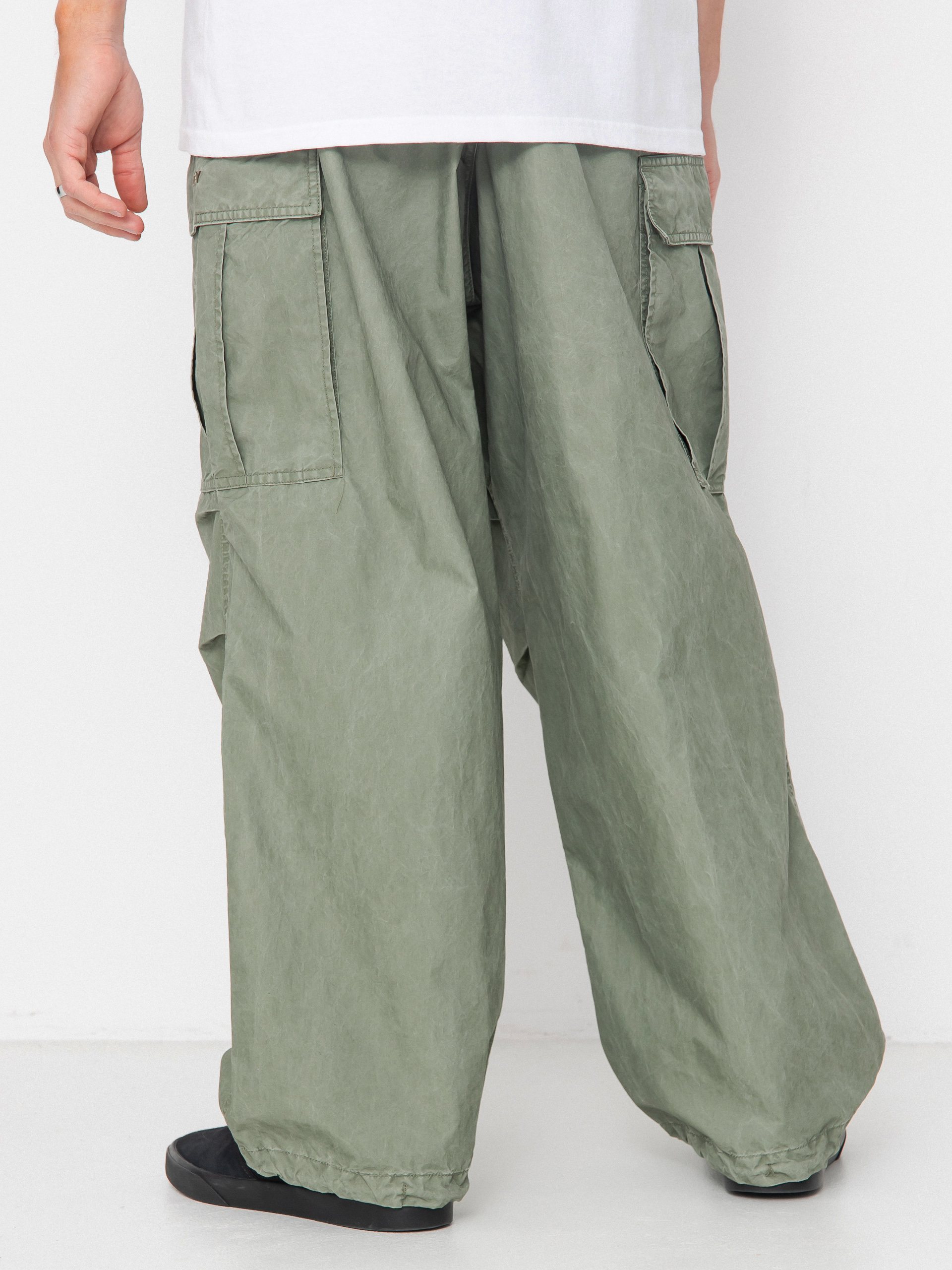 Pantaloni OBEY Giant Cargo (pigment lichen green)