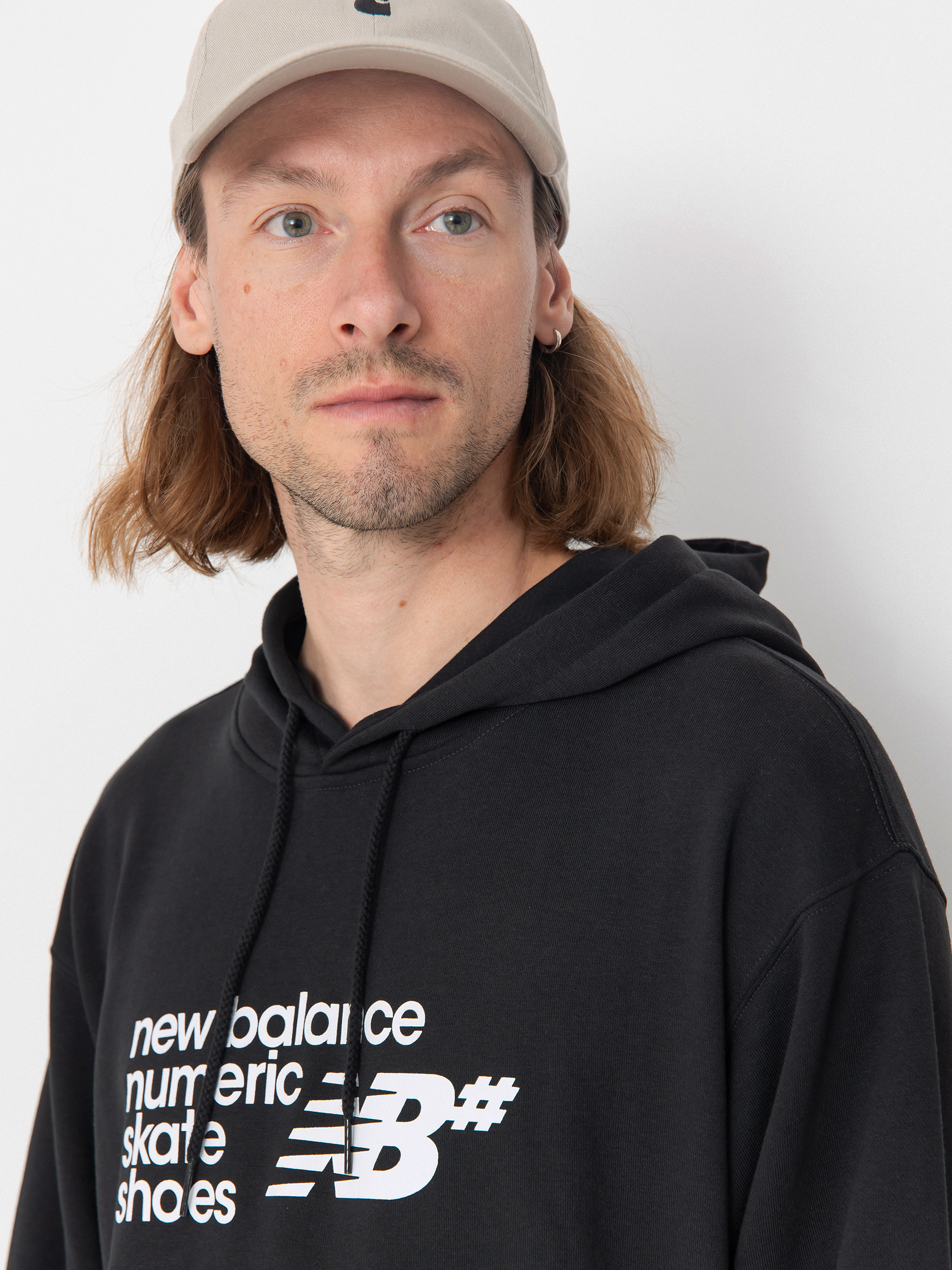 Hanorac cu glugă New Balance Numeric HD (black)