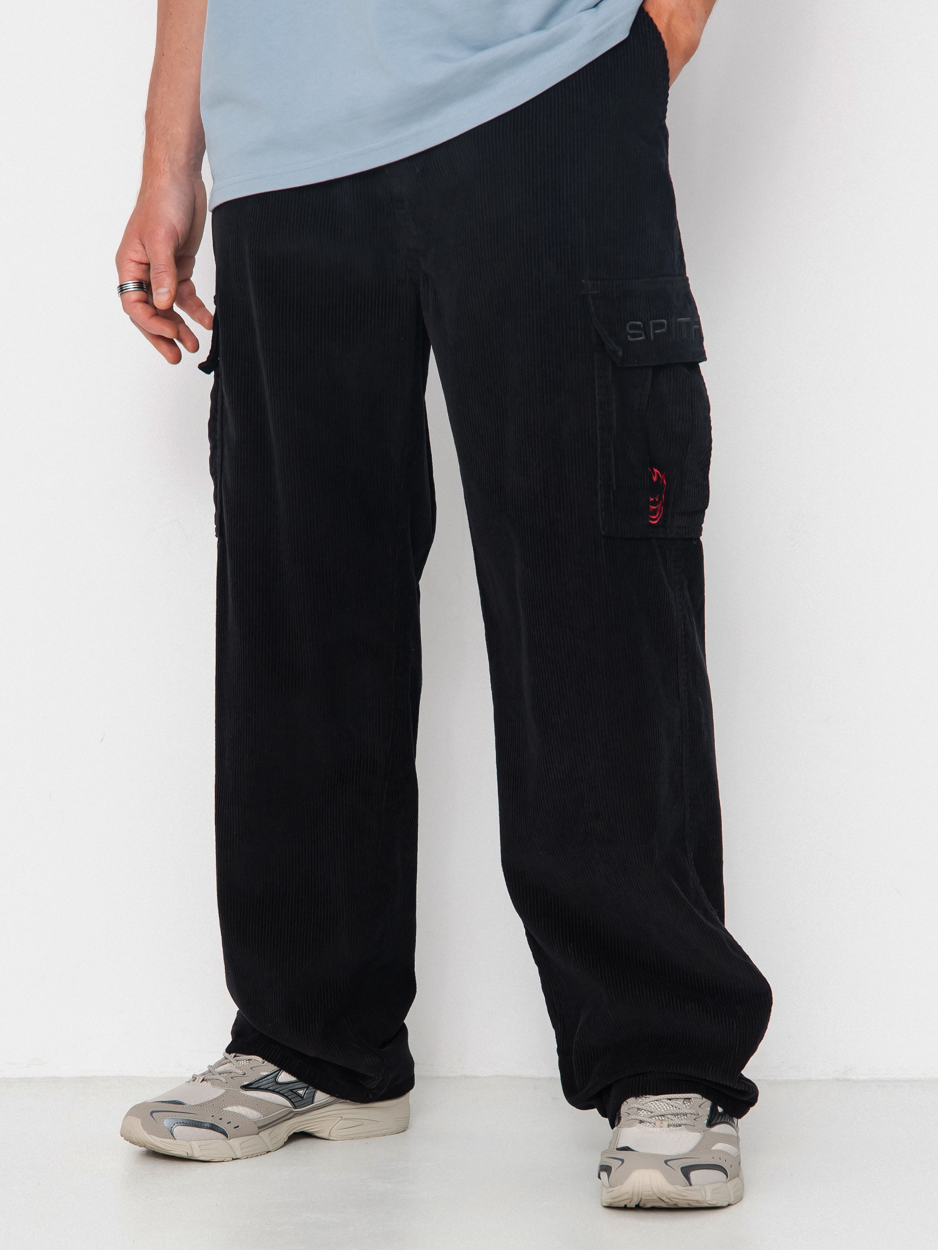 Pantaloni Spitfire Classic 87 Corduroy Cargo (black)