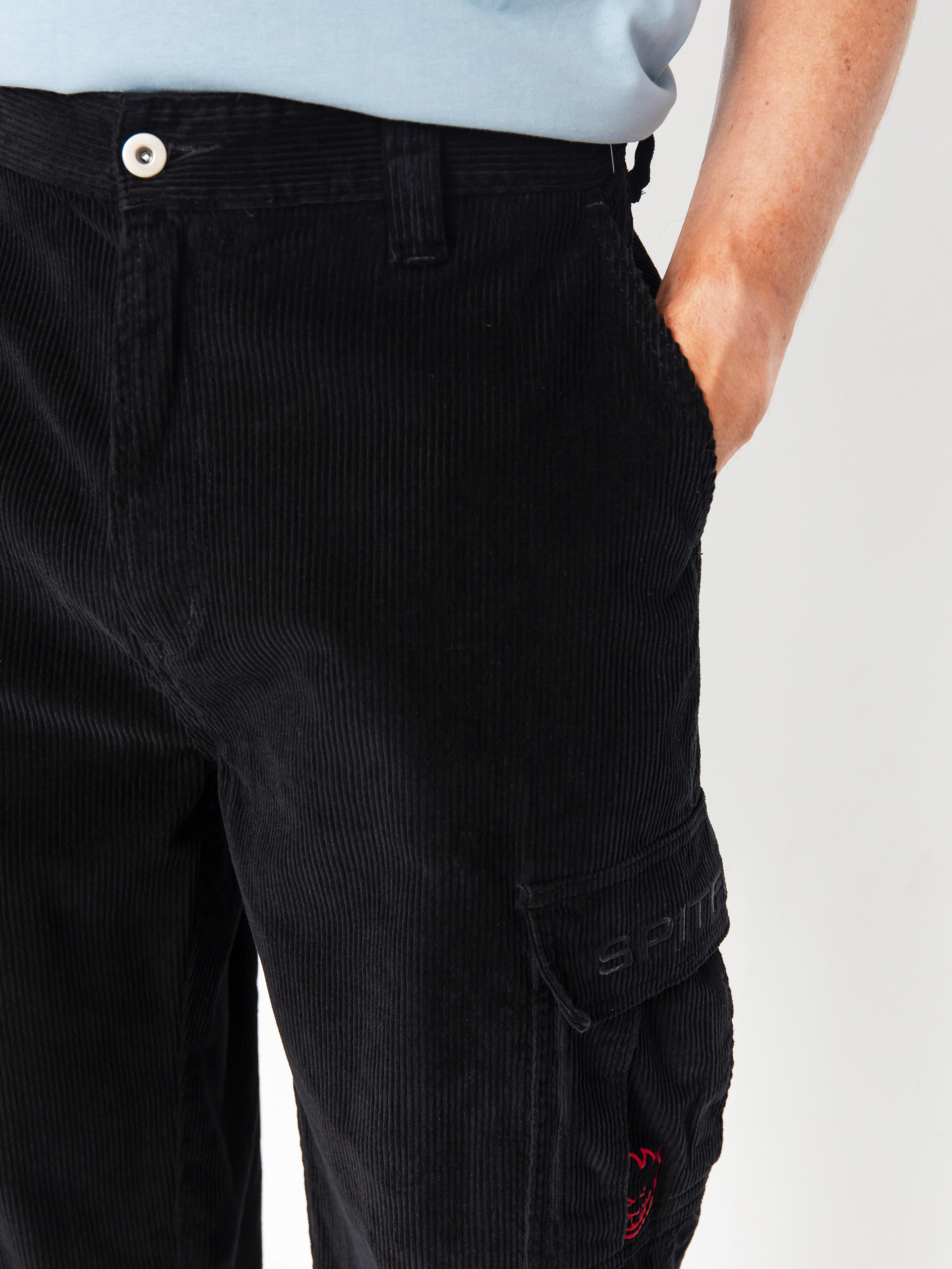 Pantaloni Spitfire Classic 87 Corduroy Cargo (black)