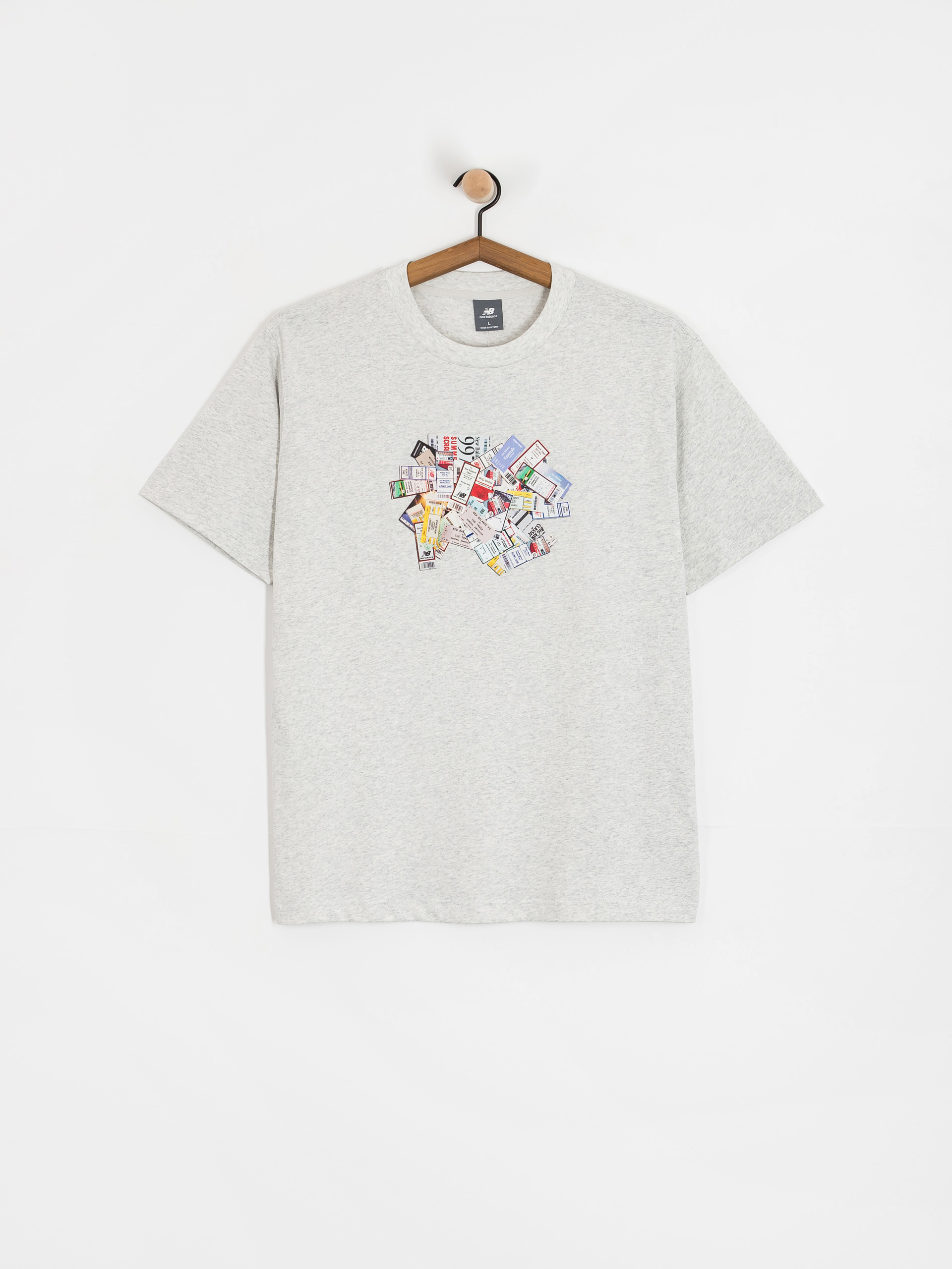 Tricou New Balance Athletics Ticket (grey)