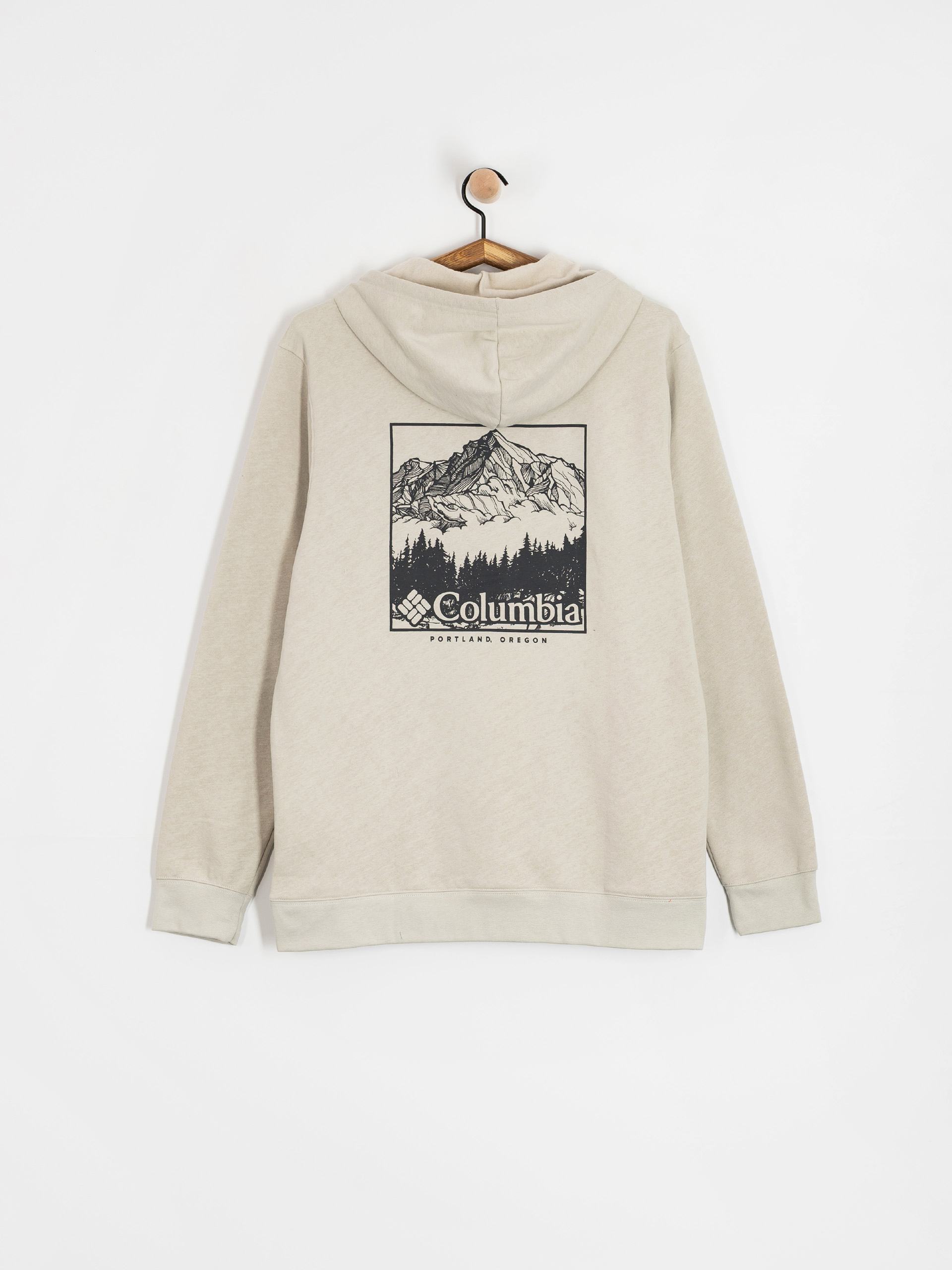 Hanorac cu glugă Columbia Columbia Trek HD (dark stone/meadowland)