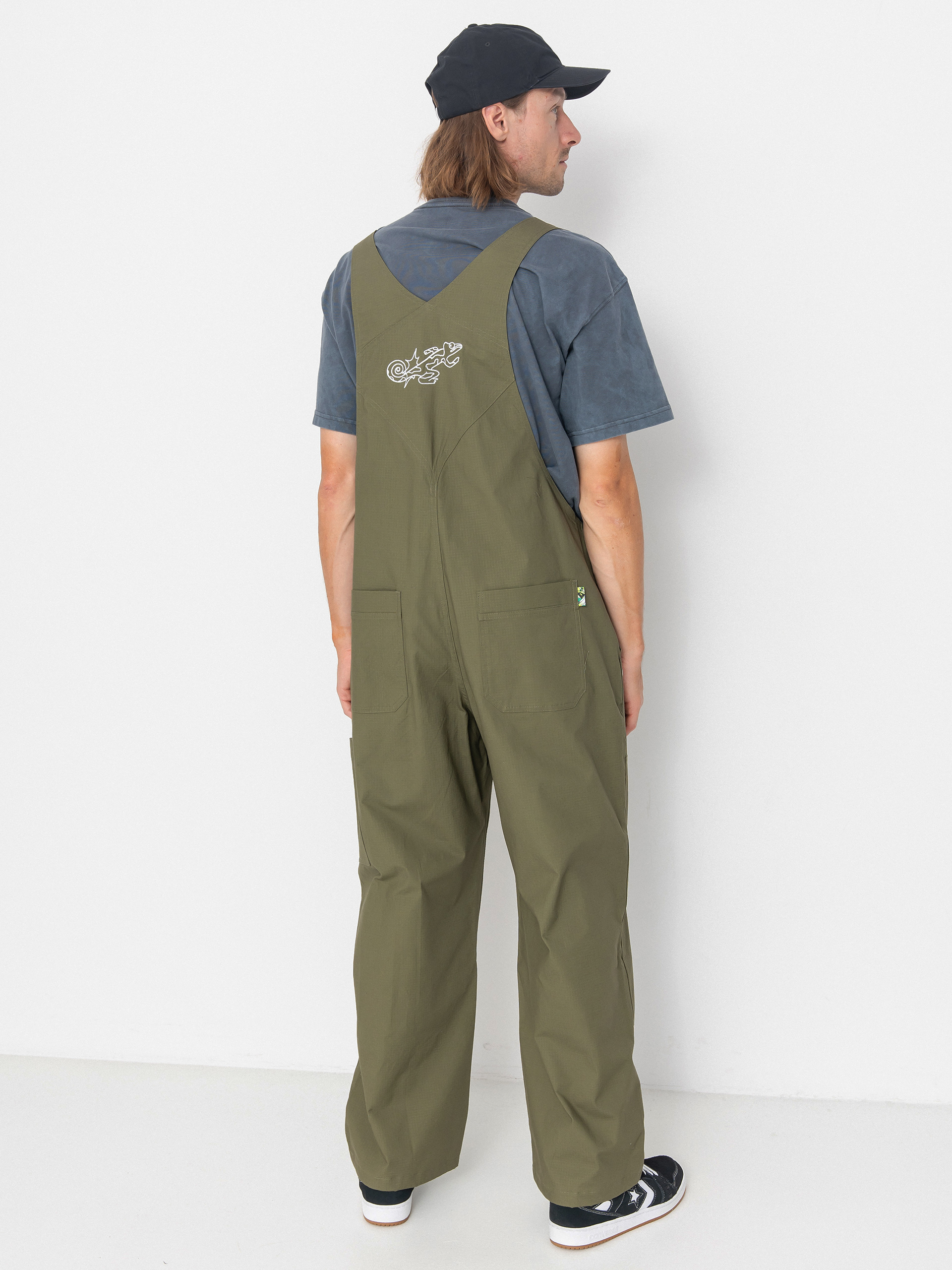 Pantaloni Nike SB Federation Agnostic Overalls (medium olive/white)