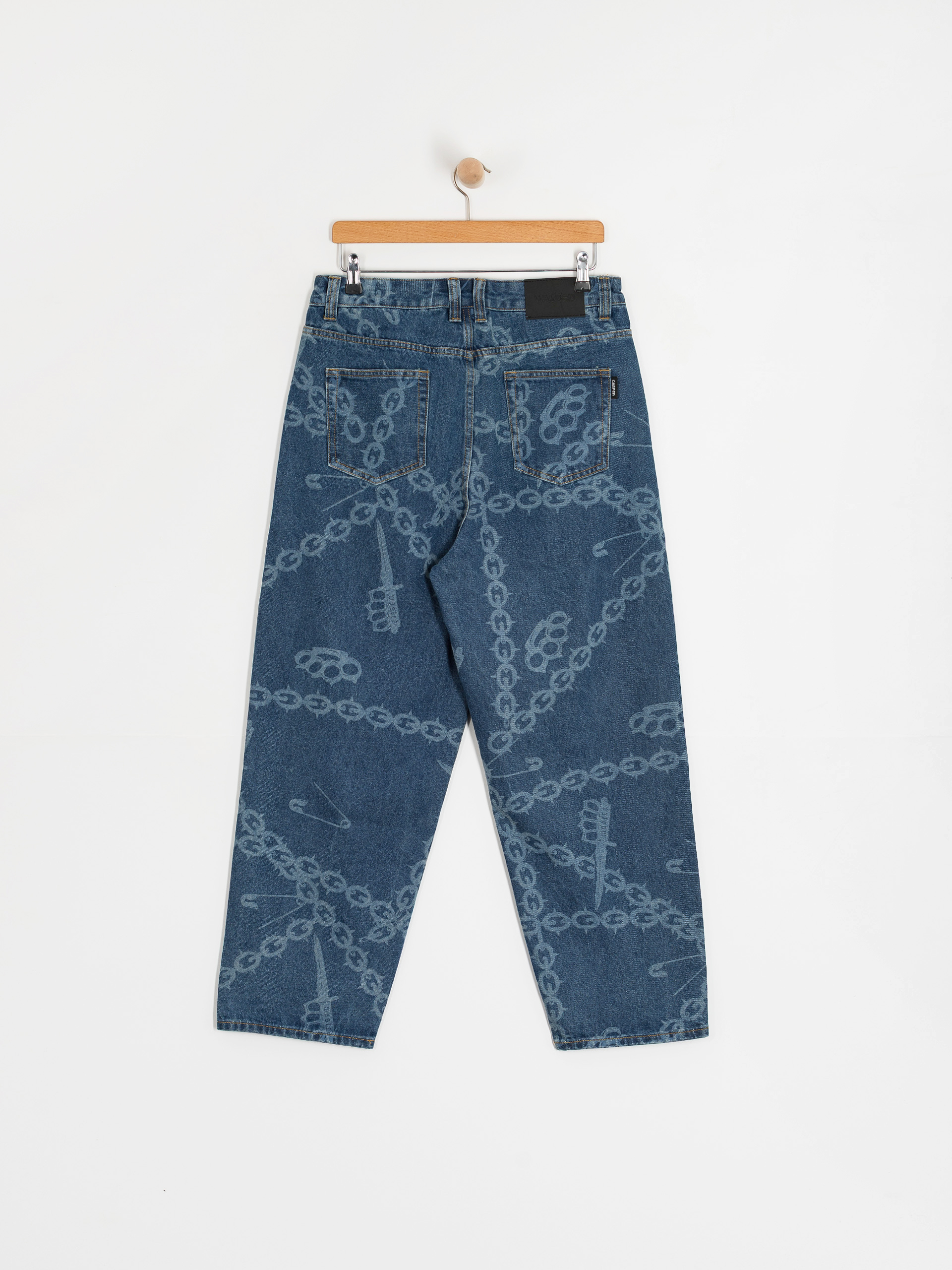Pantaloni Wasted Paris Knuckles Casper (washed blue)