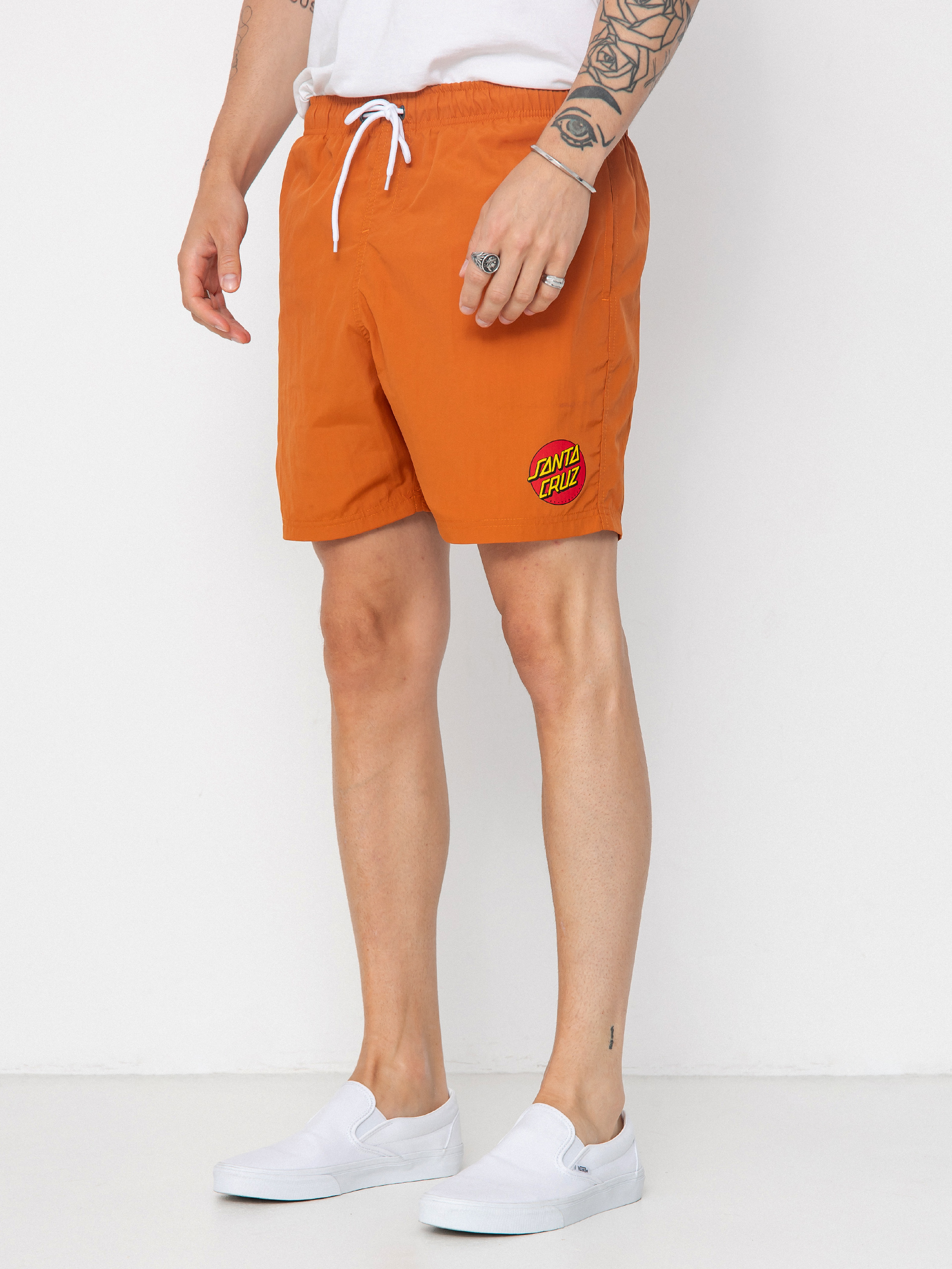 Pantaloni scurți Santa Cruz Classic Dot - portocaliu (amber)