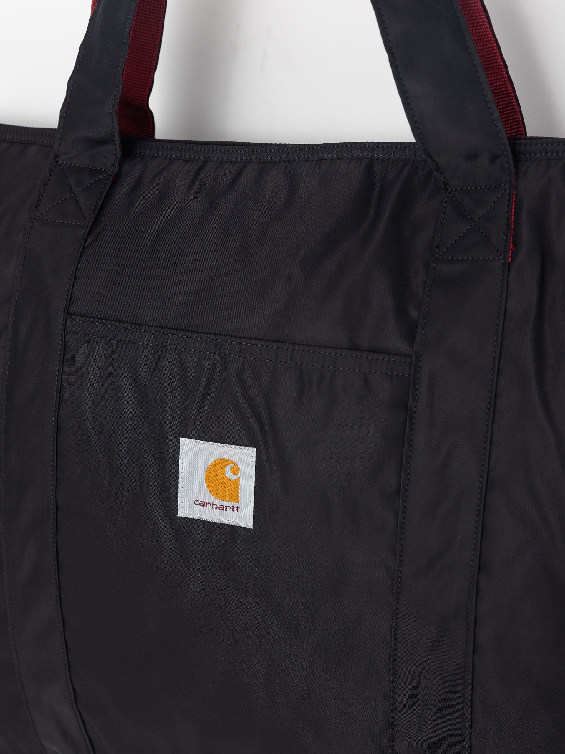 Poșetă Carhartt WIP Alumni Tote (black/scarlet)