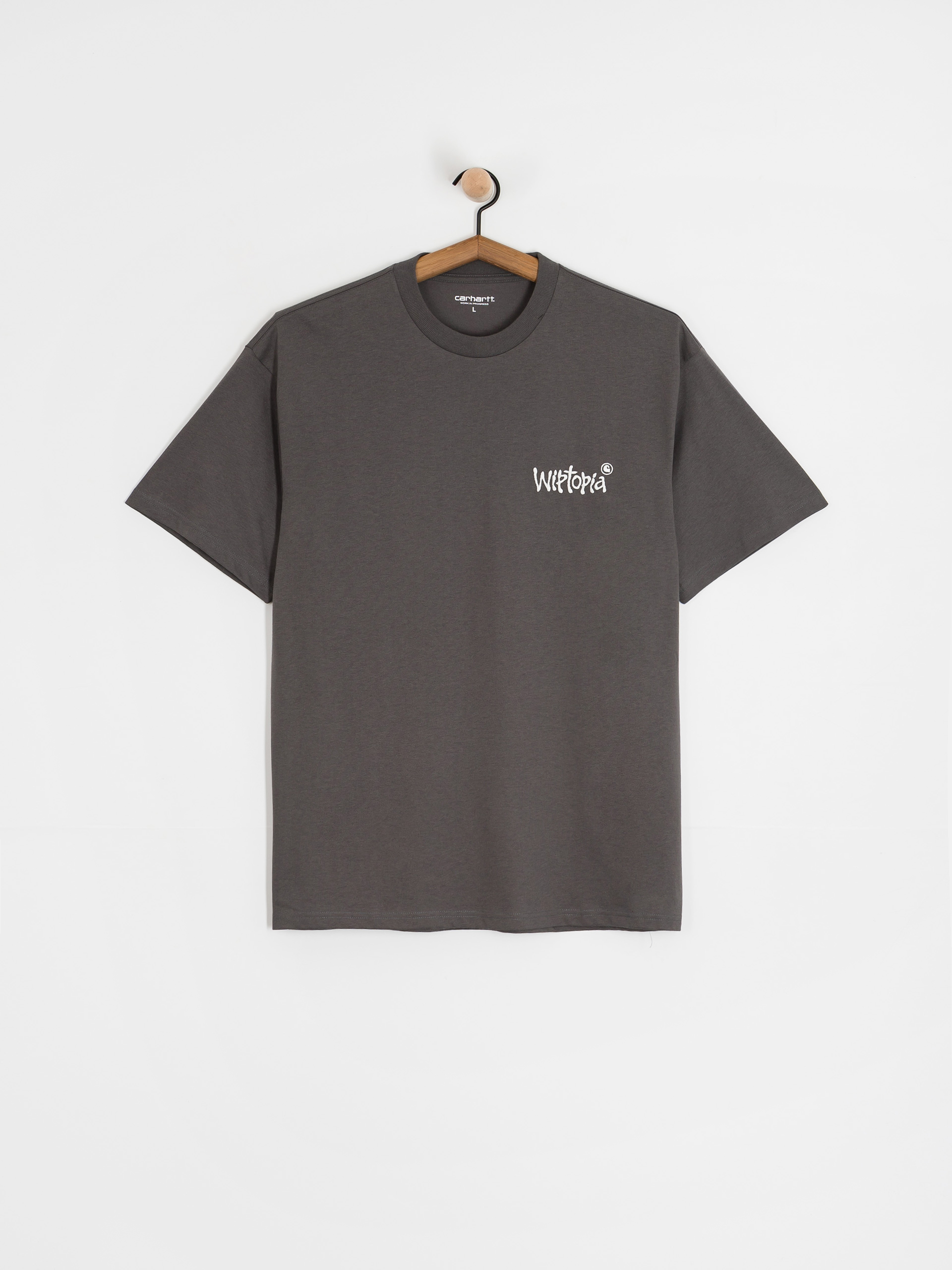 Tricou Carhartt WIP Wiptopia Script (porphyry/wax)