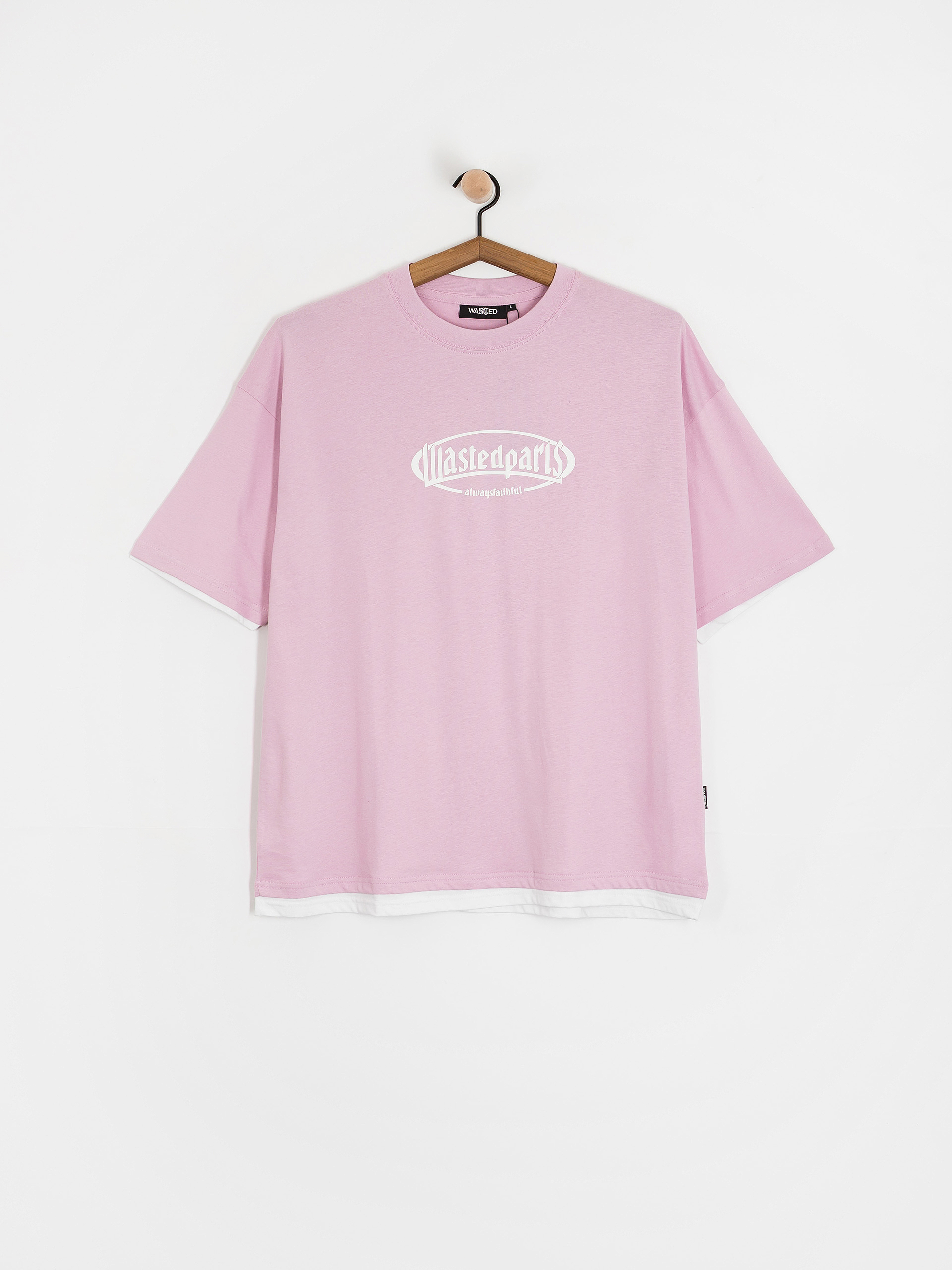 Tricou Wasted Paris Yard T Nine (sour pink/white)