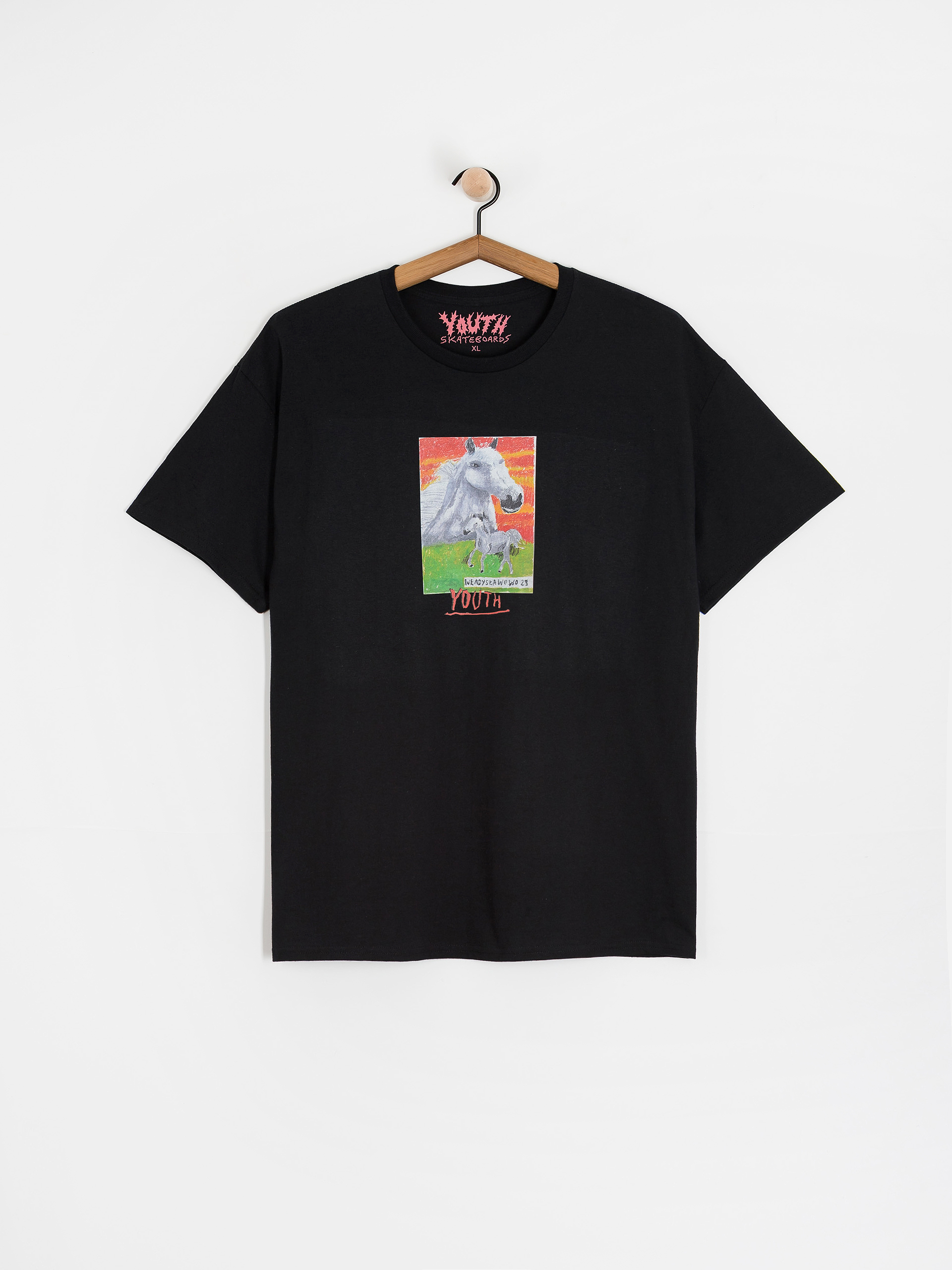 Tricou Youth Skateboards Władysławowo (black)