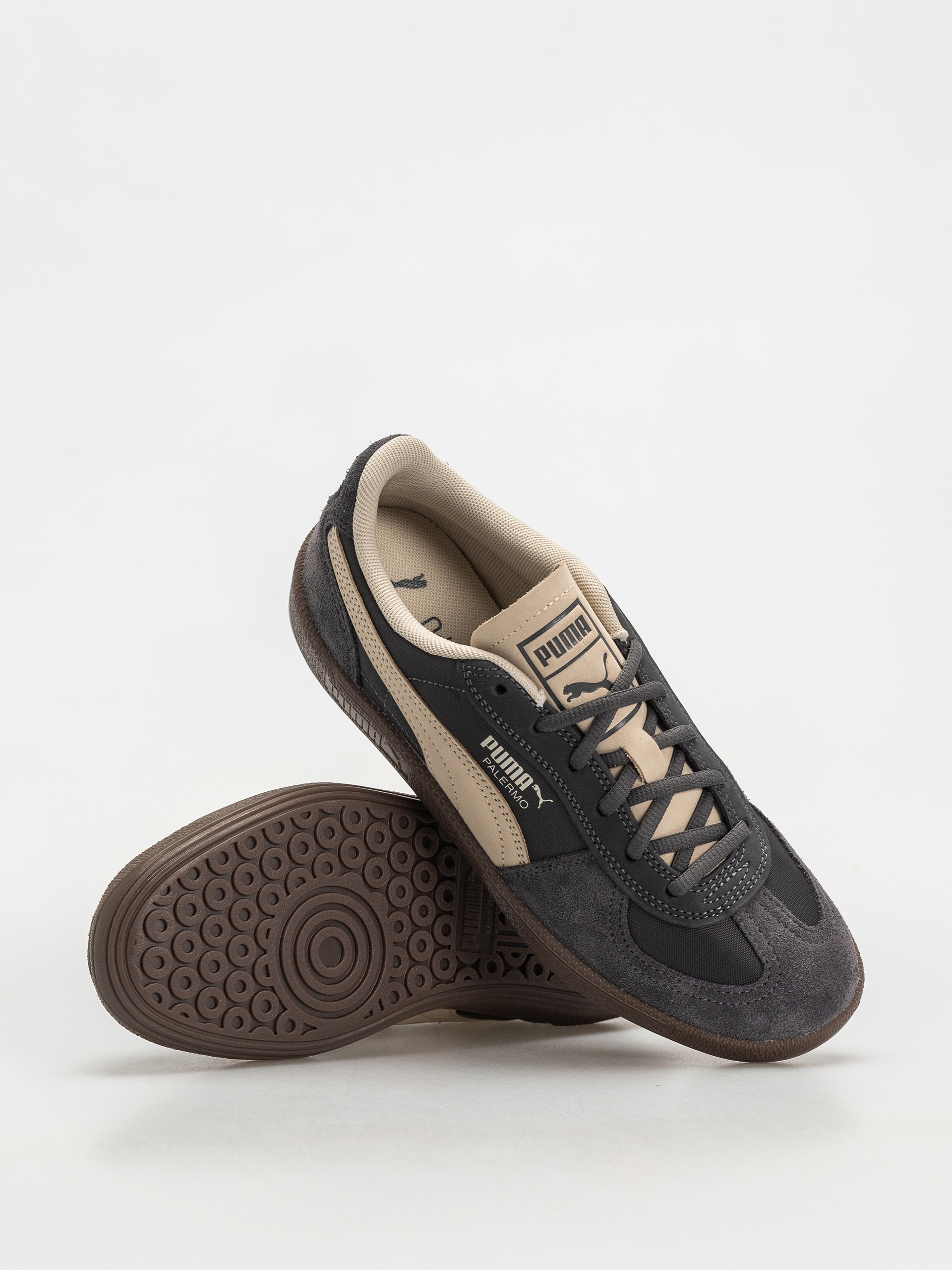 Pantofi Puma Palermo Pop (dusky gray/desert dust)