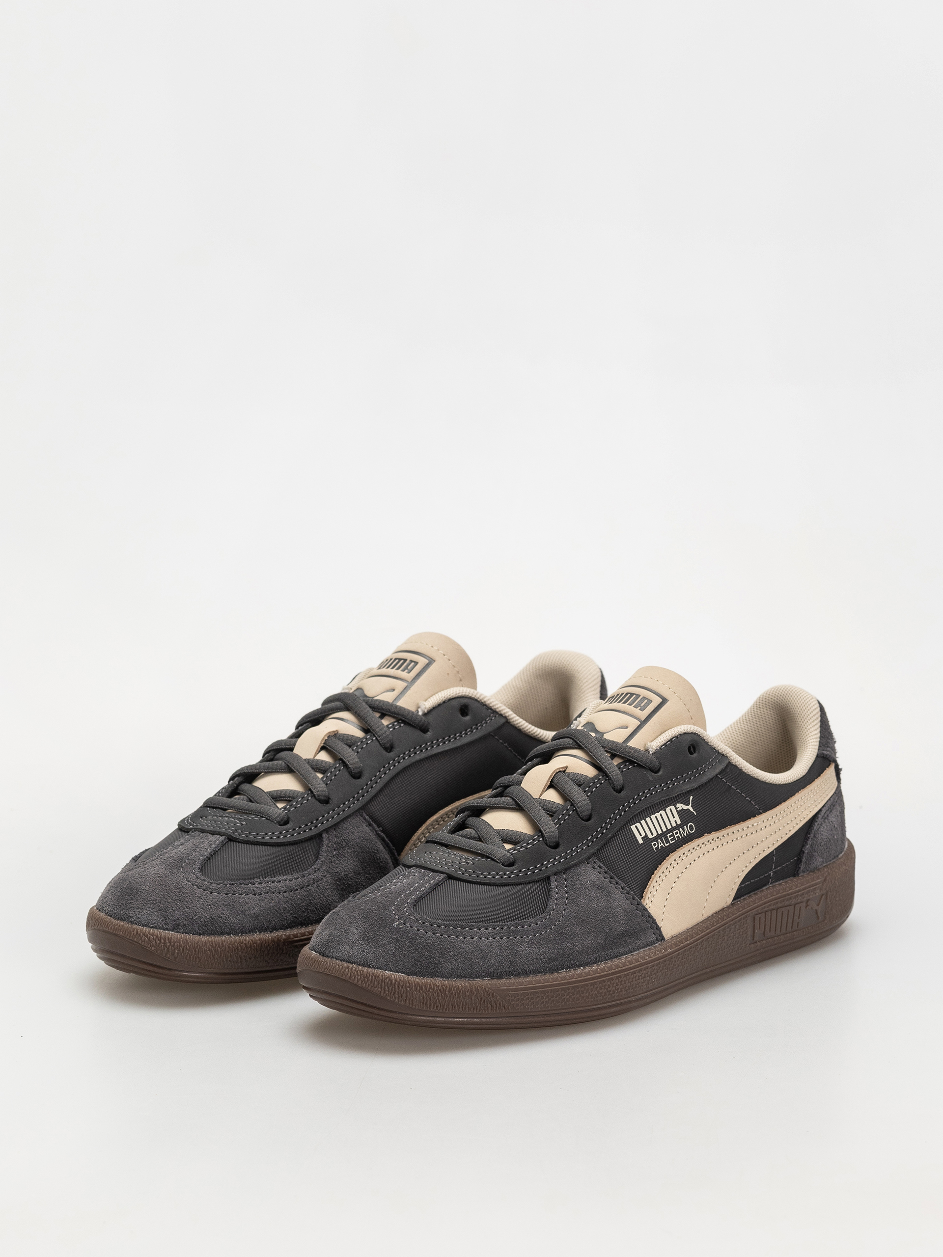 Pantofi Puma Palermo Pop (dusky gray/desert dust)
