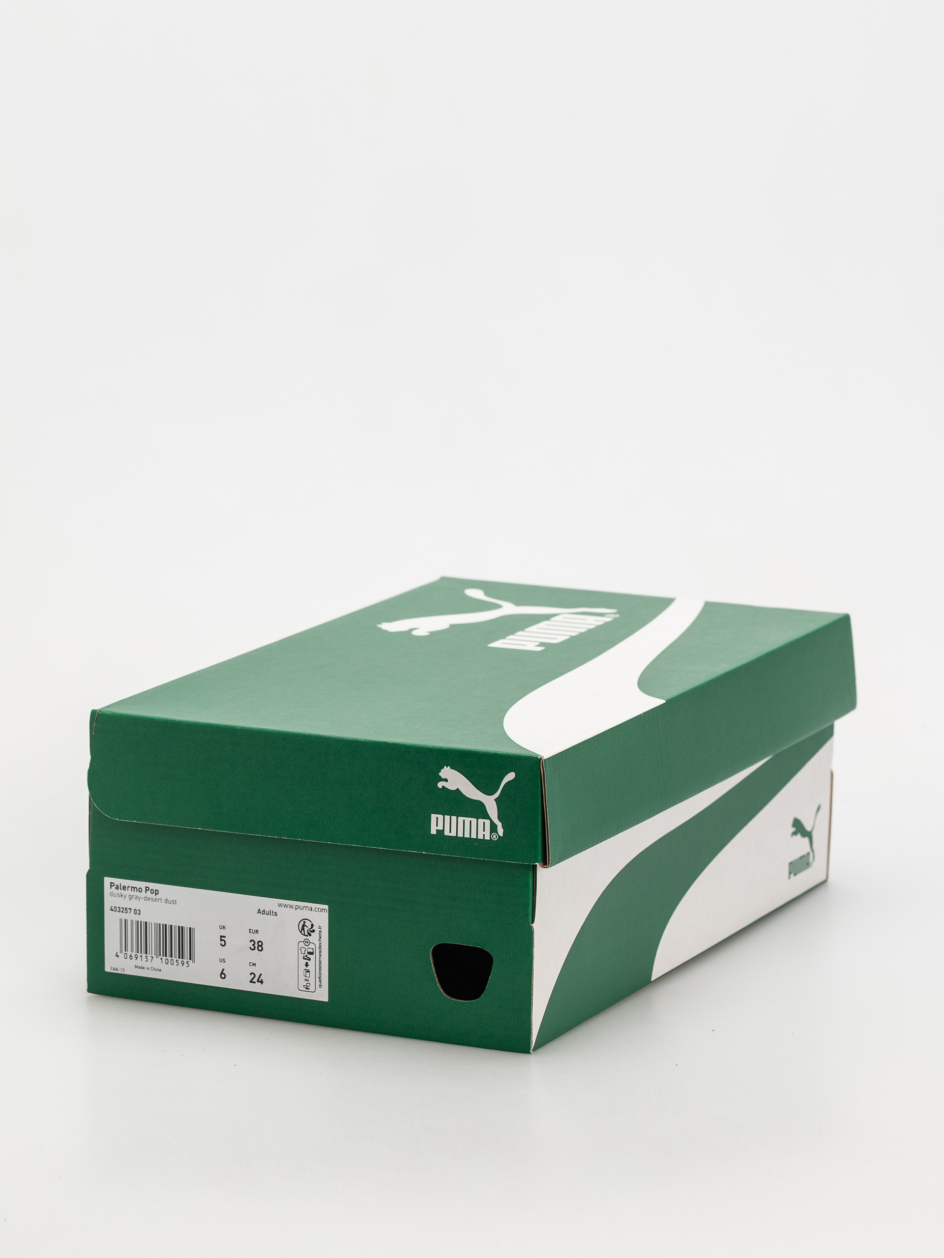 Pantofi Puma Palermo Pop (dusky gray/desert dust)