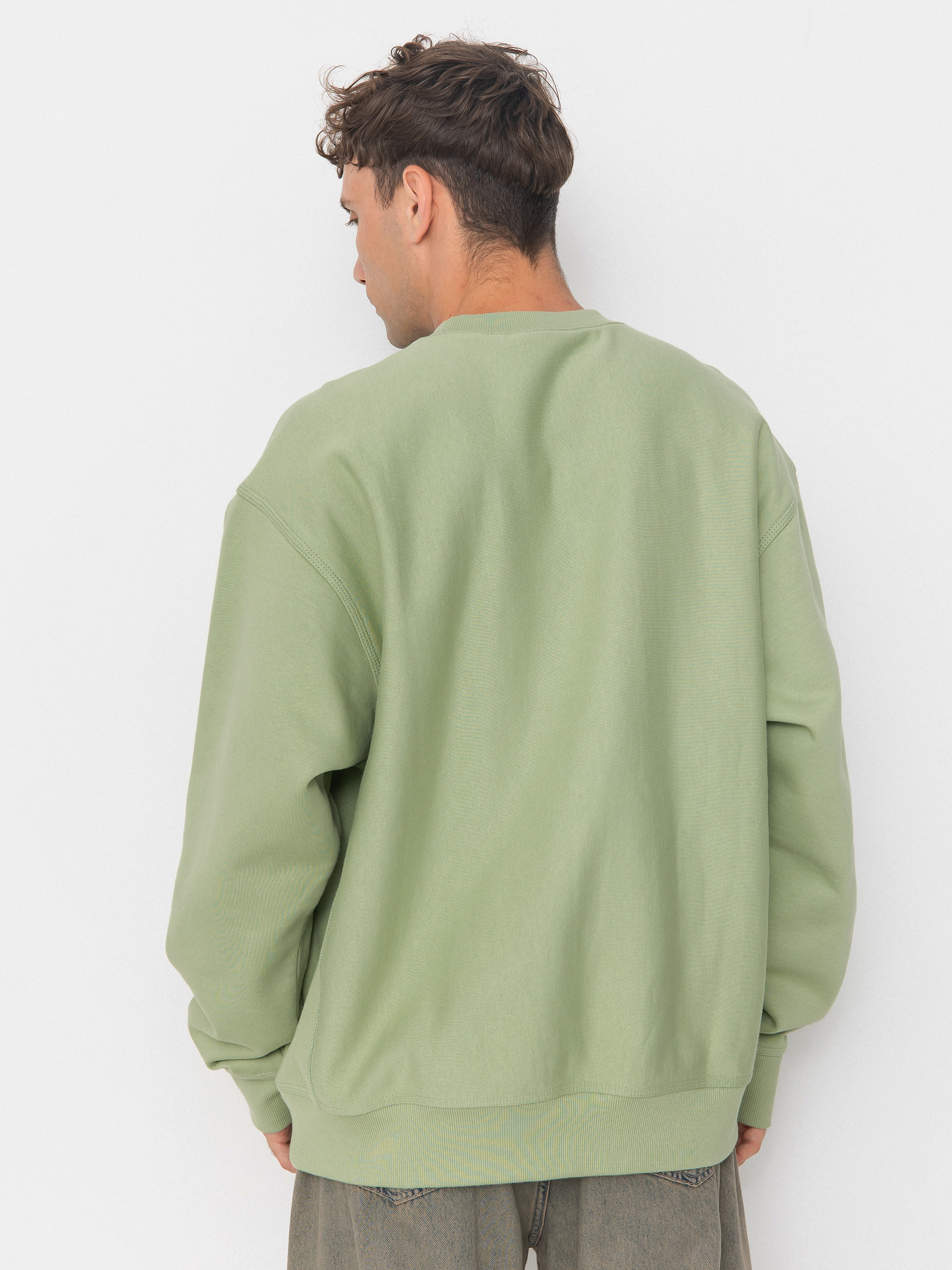 Hanorac Carhartt WIP American Script (pale olive)