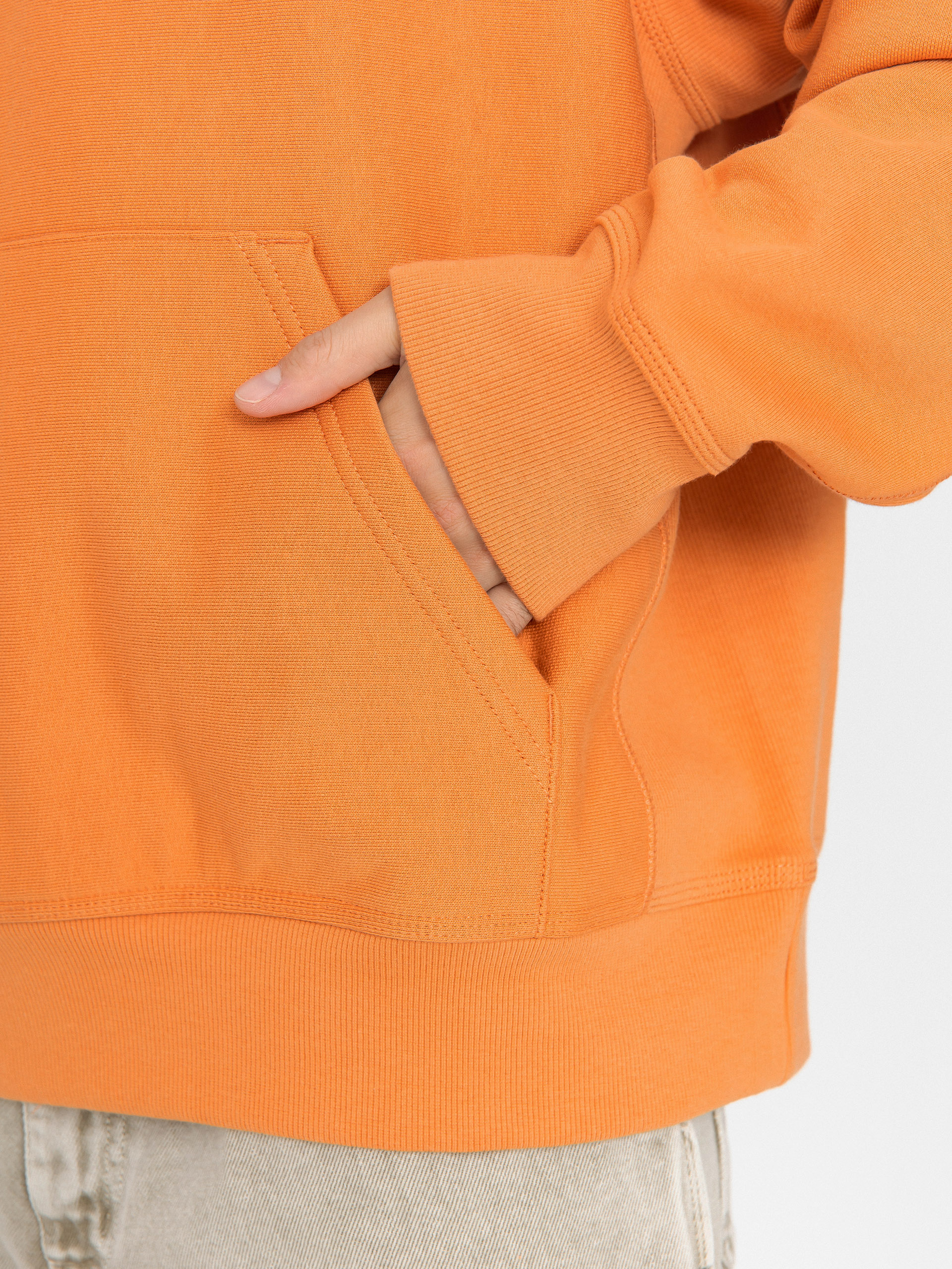 Hanorac cu glugă Carhartt WIP American Script HD (redhaven)