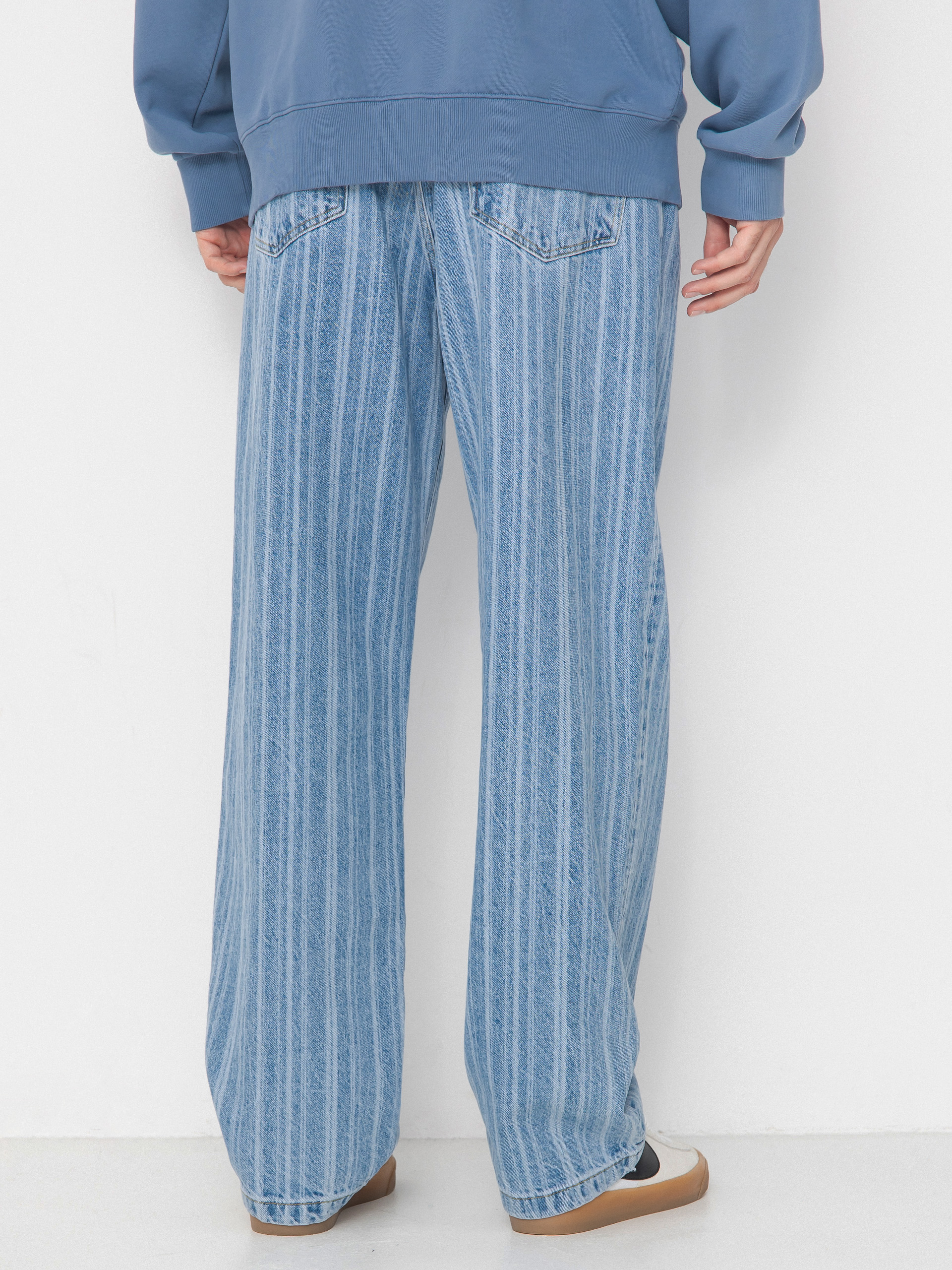 Pantaloni Carhartt WIP Rylan (rylan stripe/blue/stone bleached)