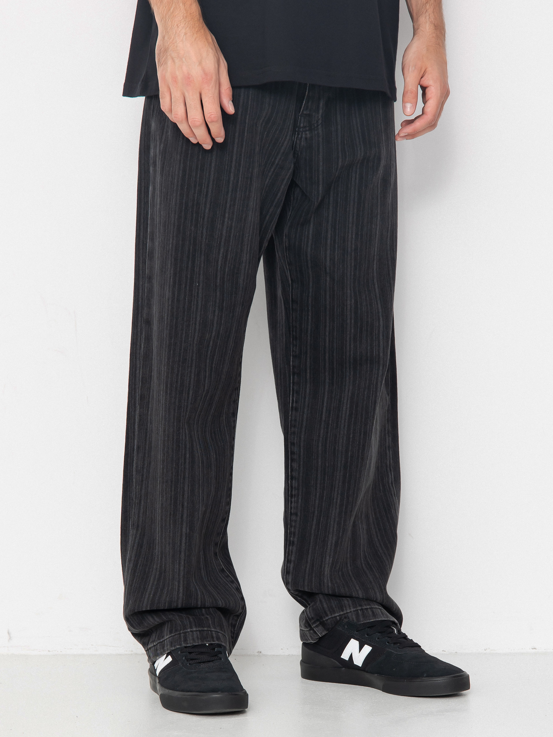 Pantaloni Carhartt WIP Rylan (rylan stripe/black/stone washed)