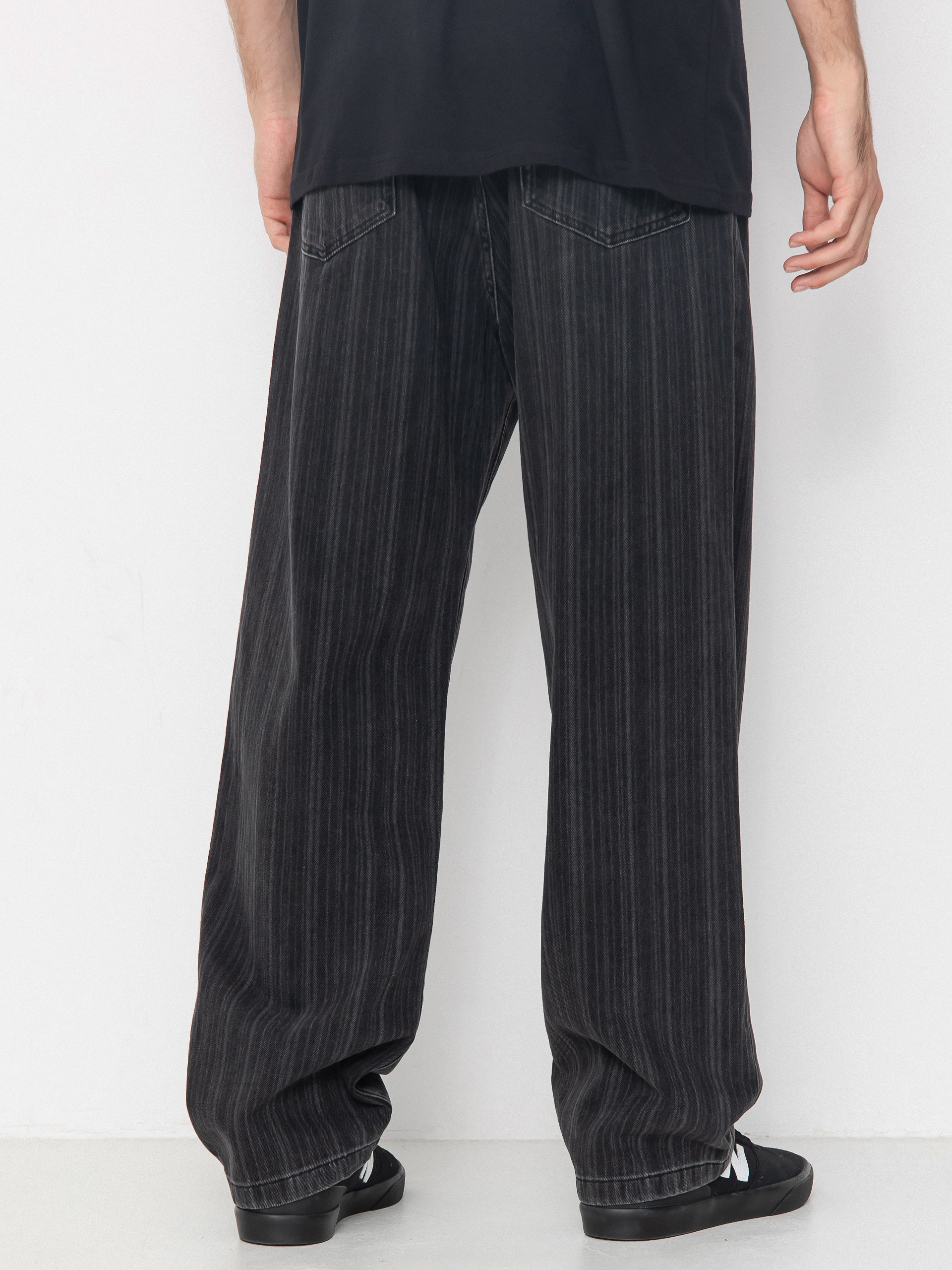 Pantaloni Carhartt WIP Rylan (rylan stripe/black/stone washed)