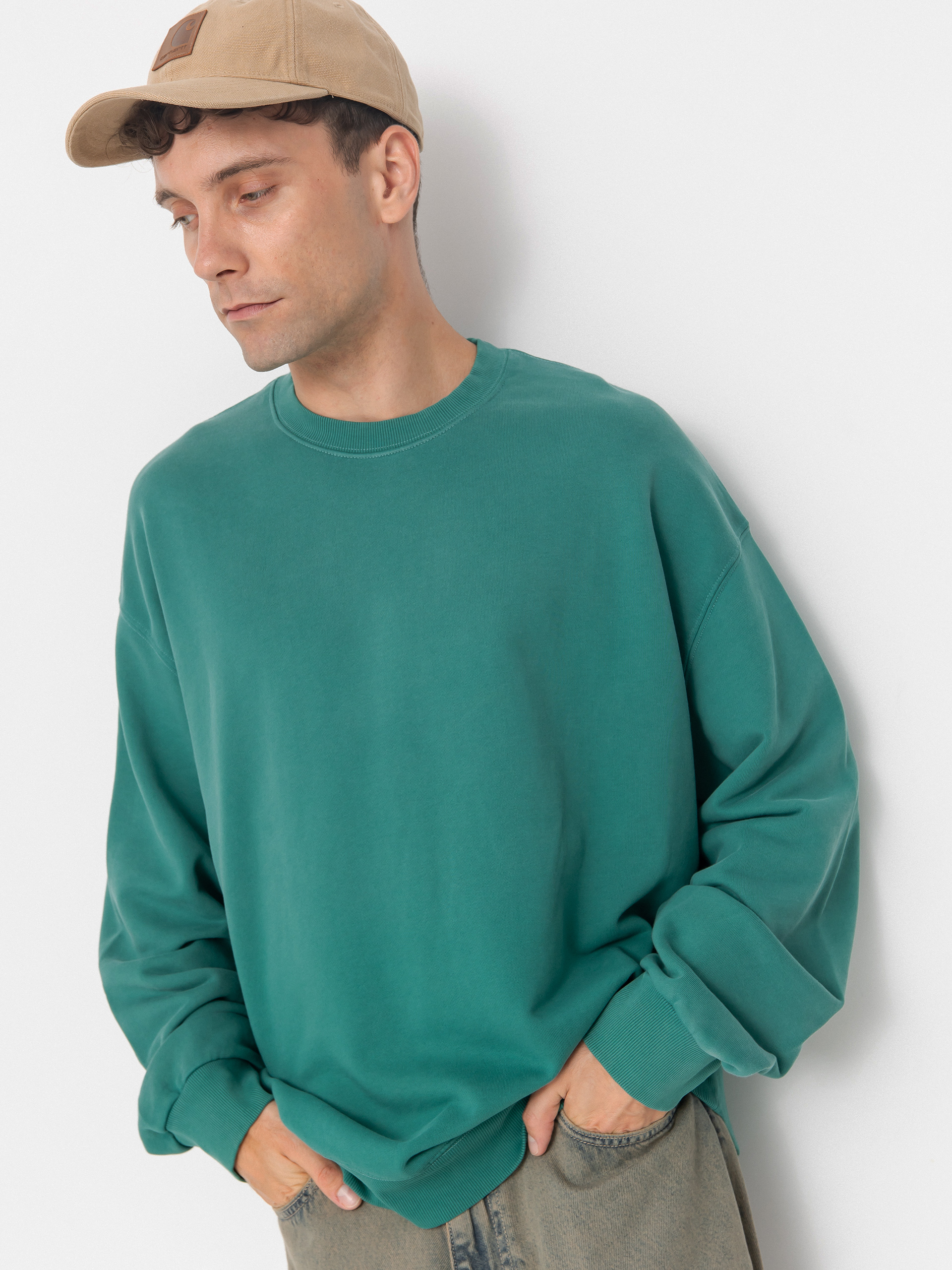 Hanorac Carhartt WIP Hudson (saguaro/chalk wash)