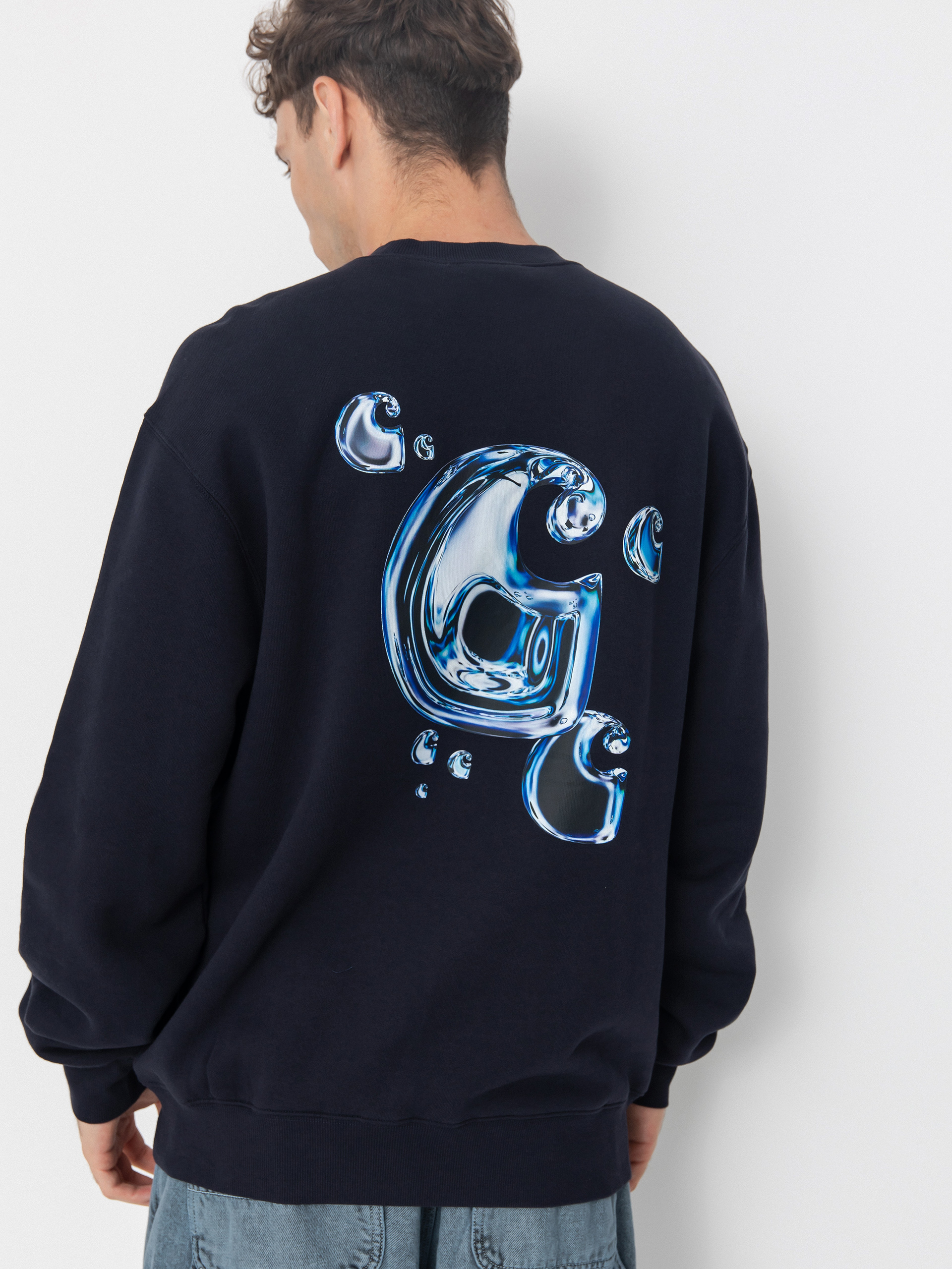 Hanorac Carhartt WIP Solar Chrome (dark navy)