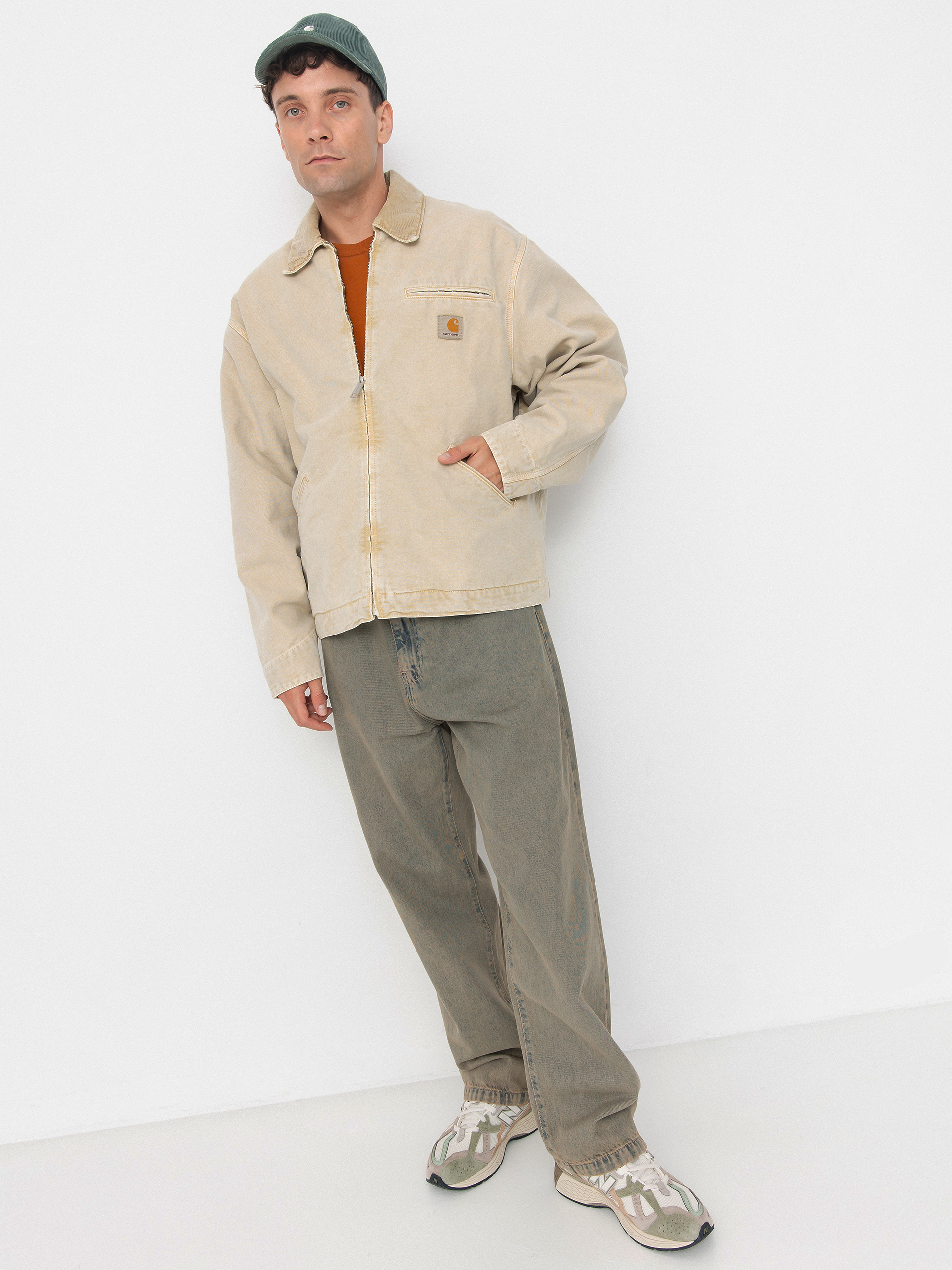 Geacu0103 Carhartt WIP OG Detroit (dusty h brown/dusty h brown/chalk wash)