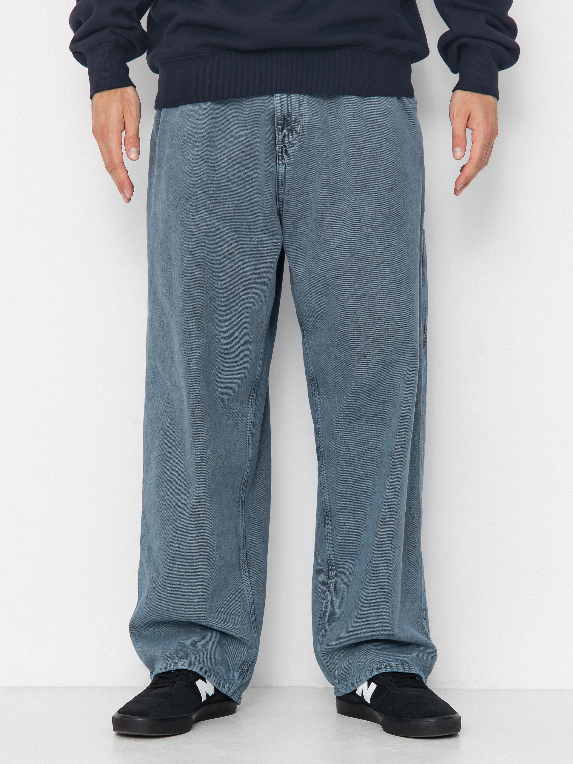 Pantaloni Carhartt WIP OG Single Knee (black/blue fog/garment dyed)