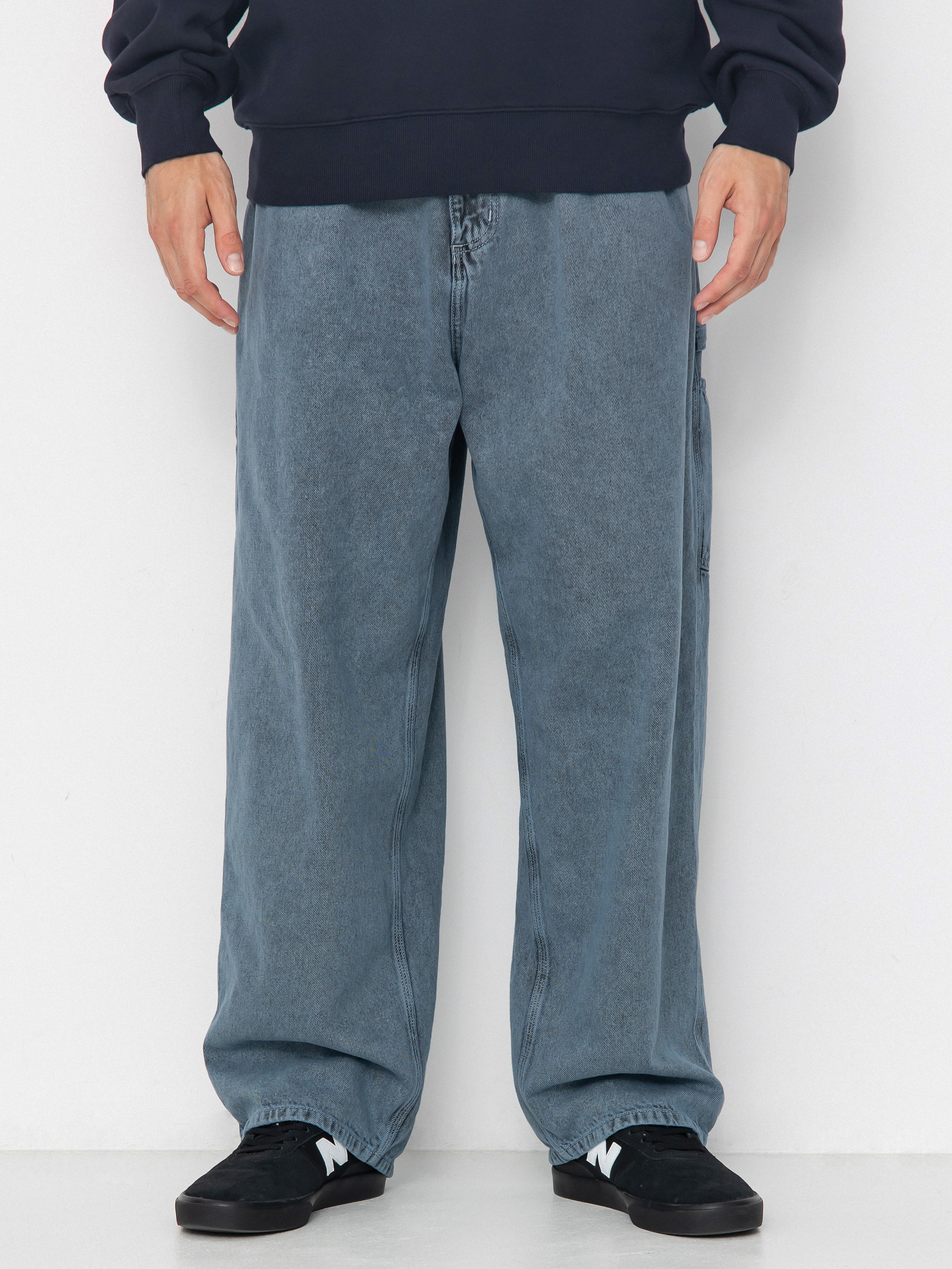 Pantaloni Carhartt WIP OG Single Knee (black/blue fog/garment dyed)