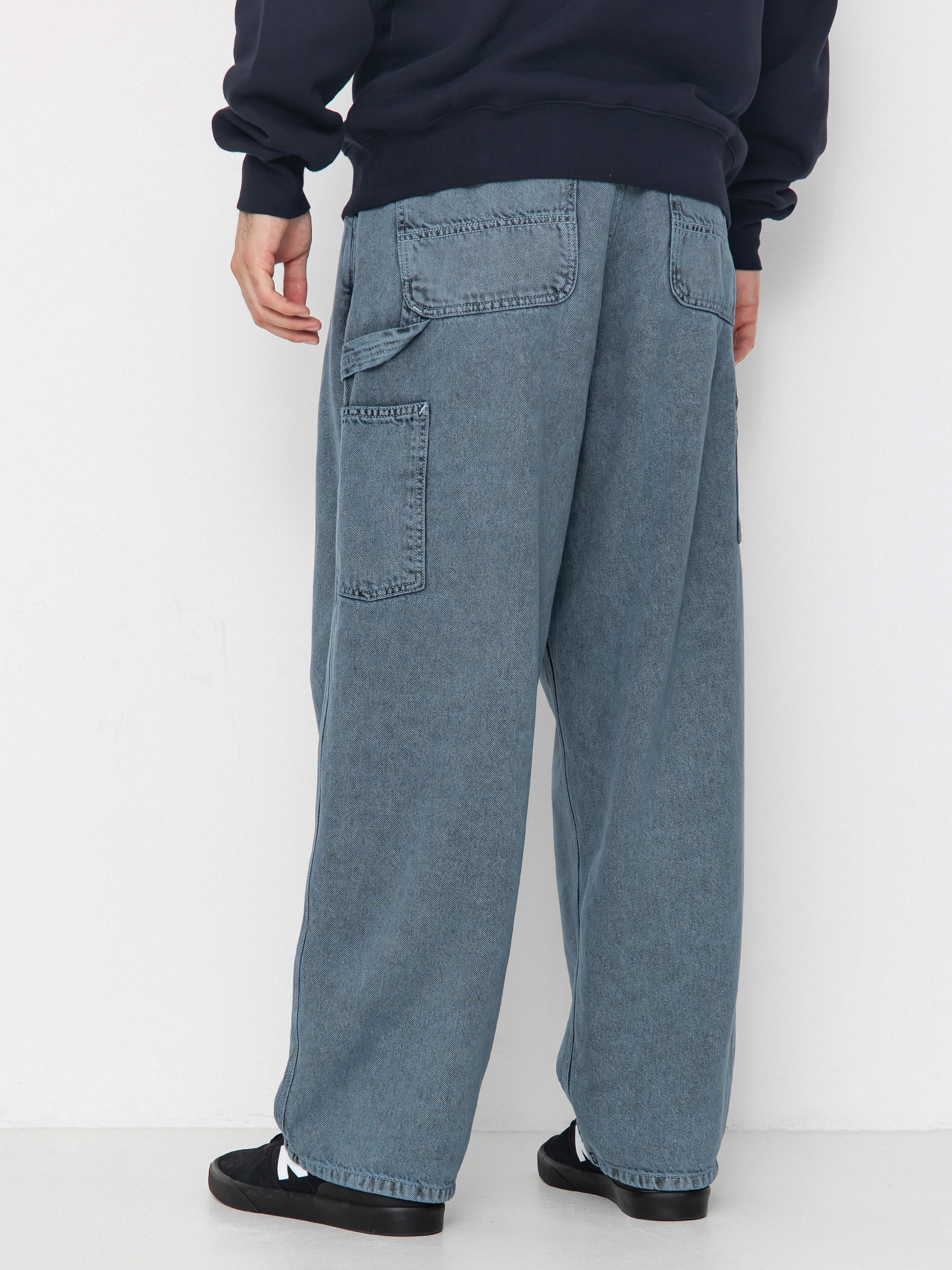 Pantaloni Carhartt WIP OG Single Knee (black/blue fog/garment dyed)