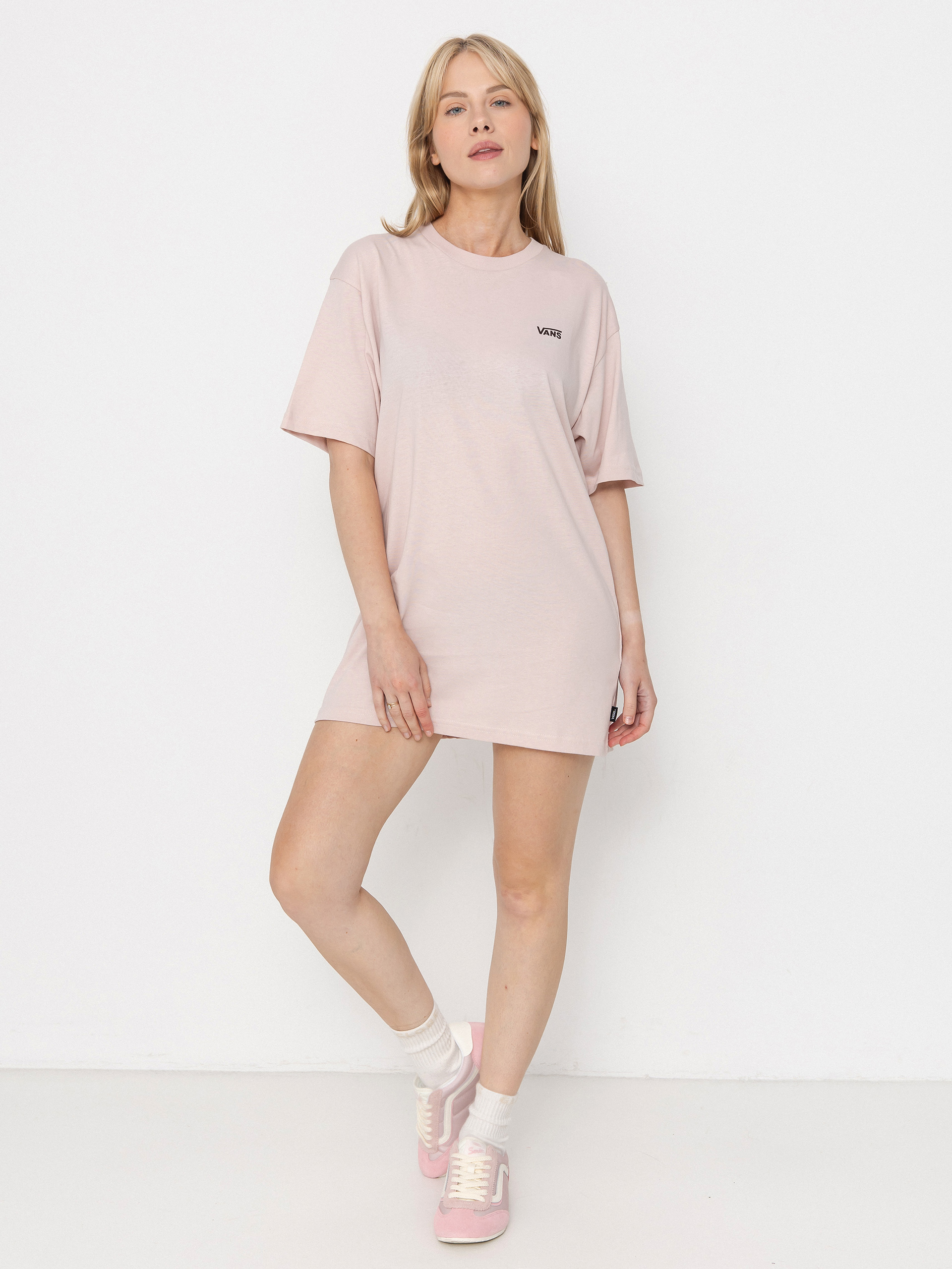 Tricou Vans Left Chest Logo Em Wmn (sepia rose)