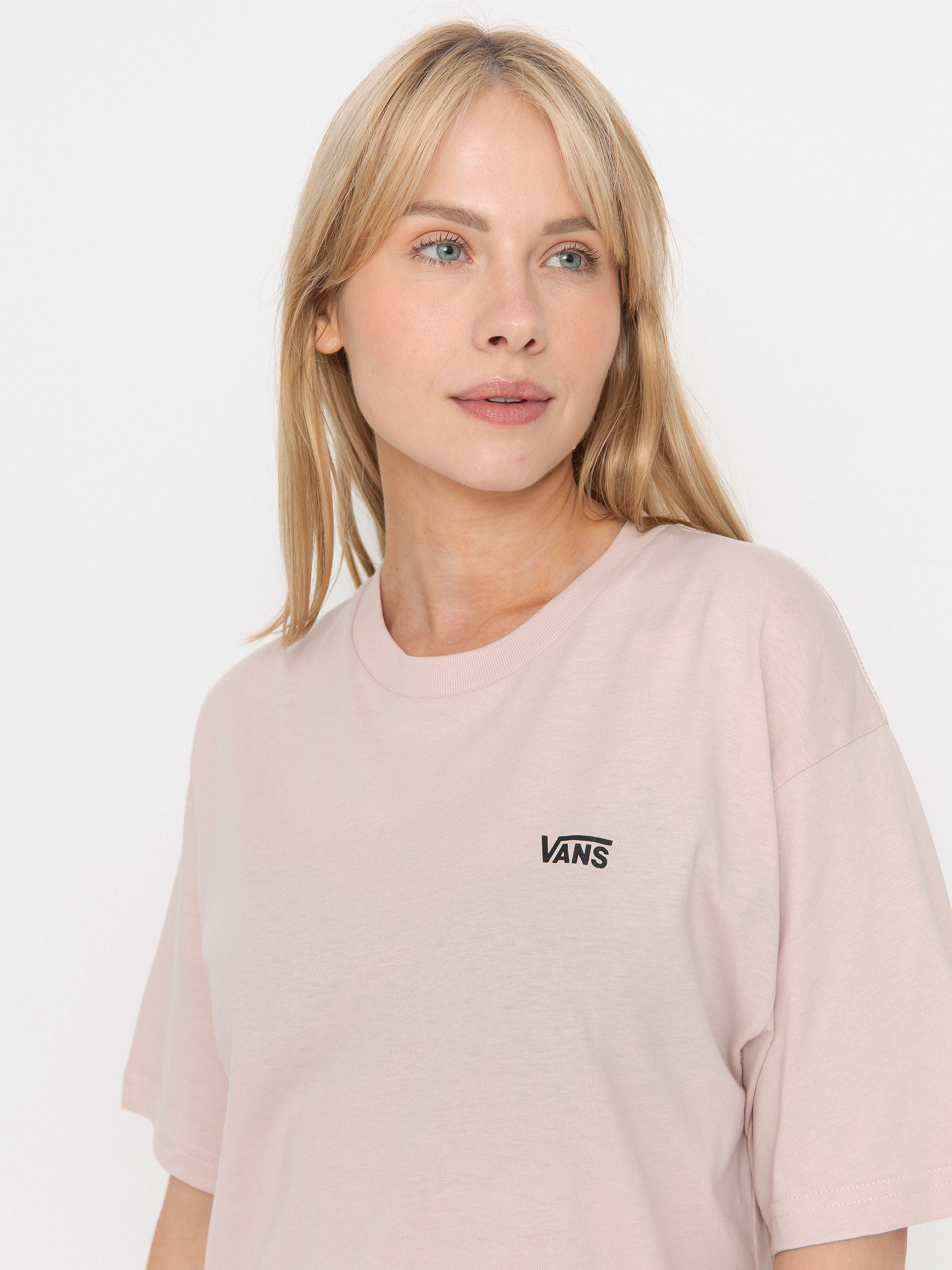 Tricou Vans Left Chest Logo Em Wmn (sepia rose)