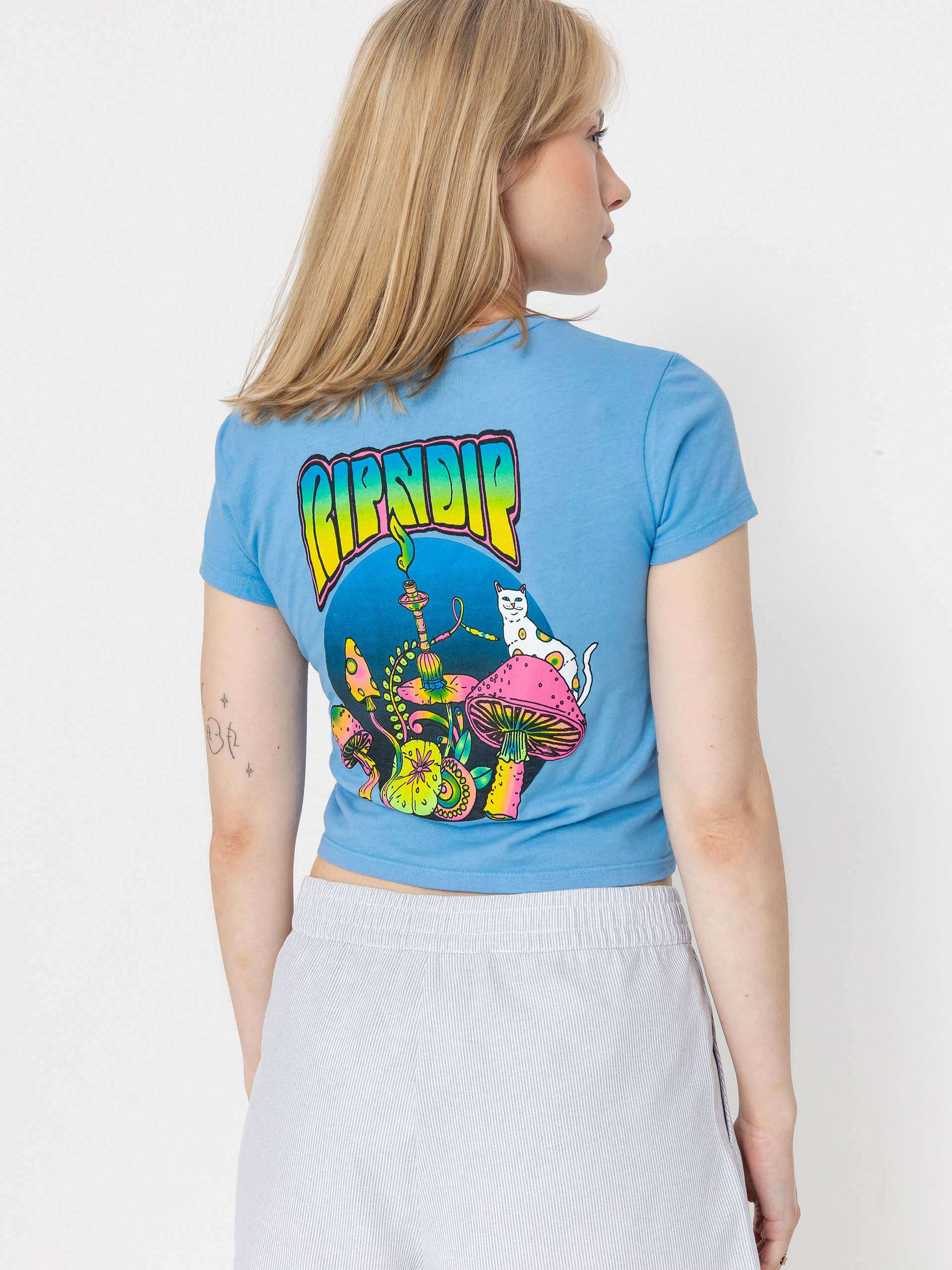 Tricou RipNDip Psychedelic Wmn (cornflower blue)