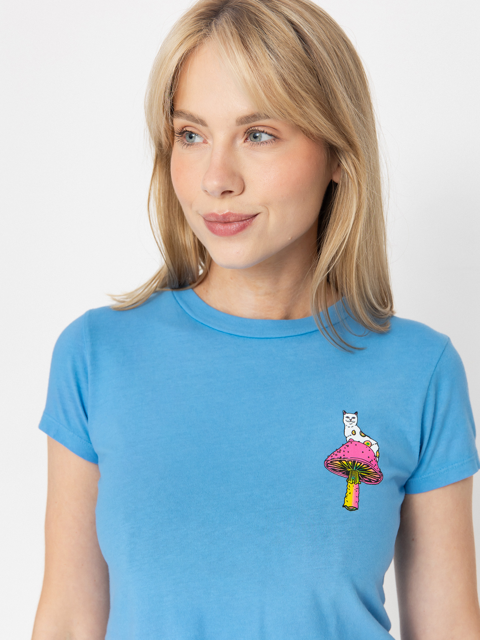 Tricou RipNDip Psychedelic Wmn (cornflower blue)