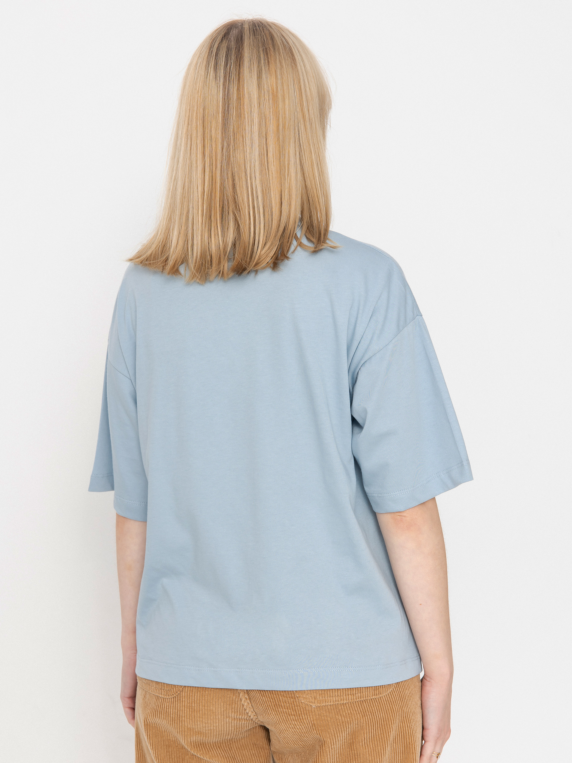 Tricou Carhartt WIP Cream Of The Crop Wmn (blue fog)
