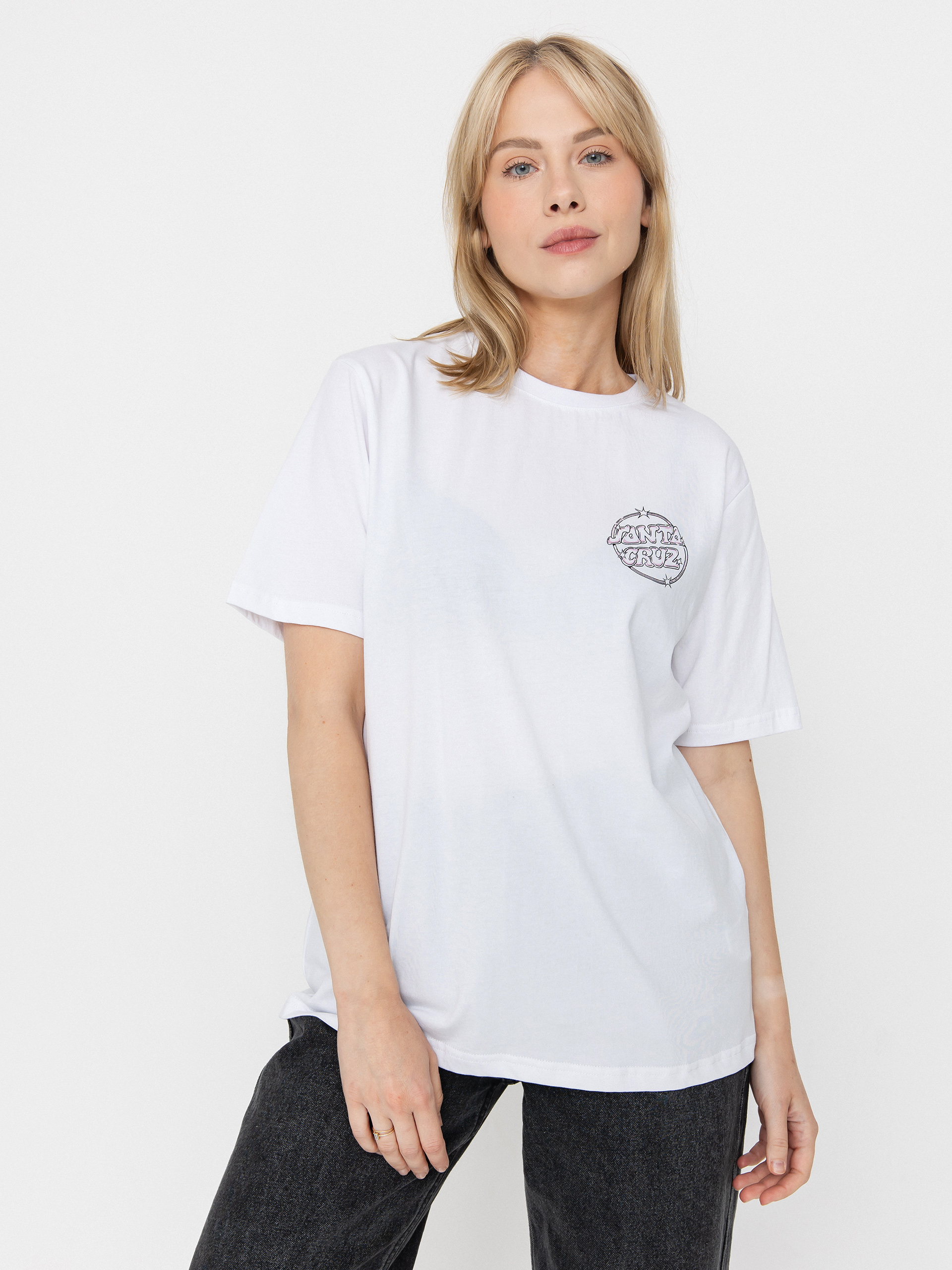 Tricou Santa Cruz Offshore Dot Wmn (white)