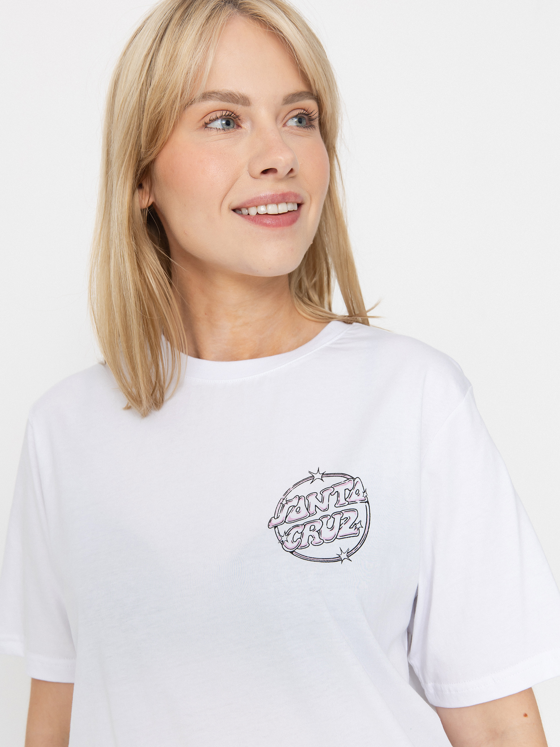 Tricou Santa Cruz Offshore Dot Wmn (white)