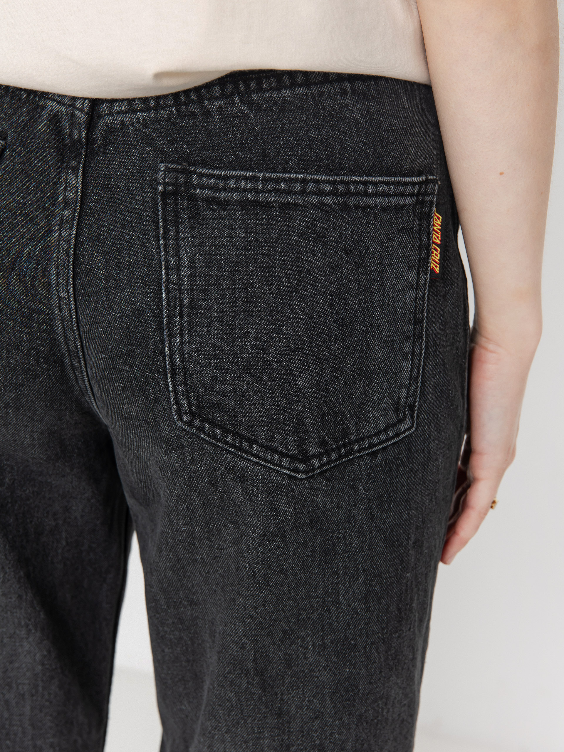 Pantaloni Santa Cruz Classic Baggy Jeans Wmn (black wash)