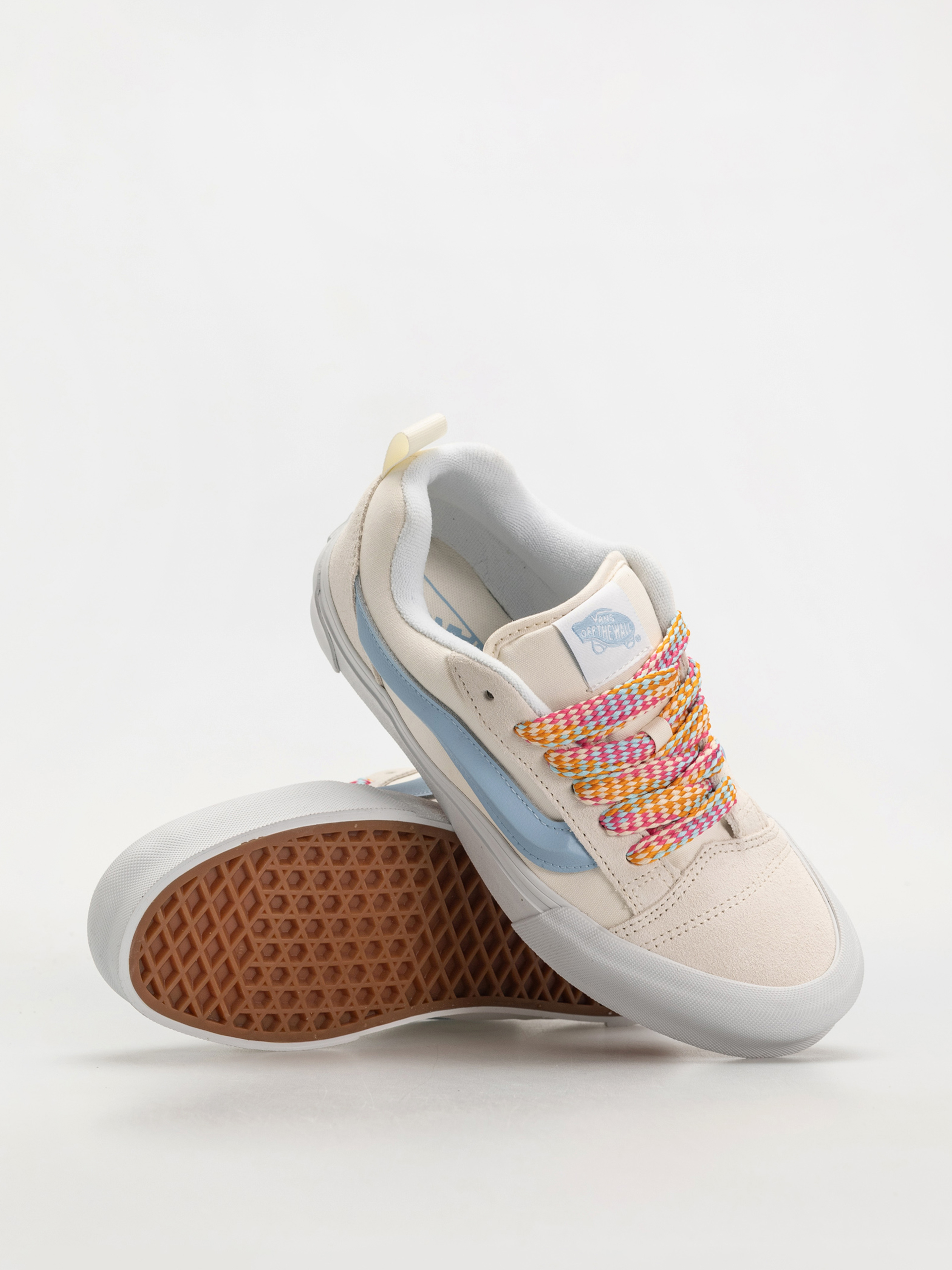 Pantofi Vans Knu Skool (oversized lace white/blue)