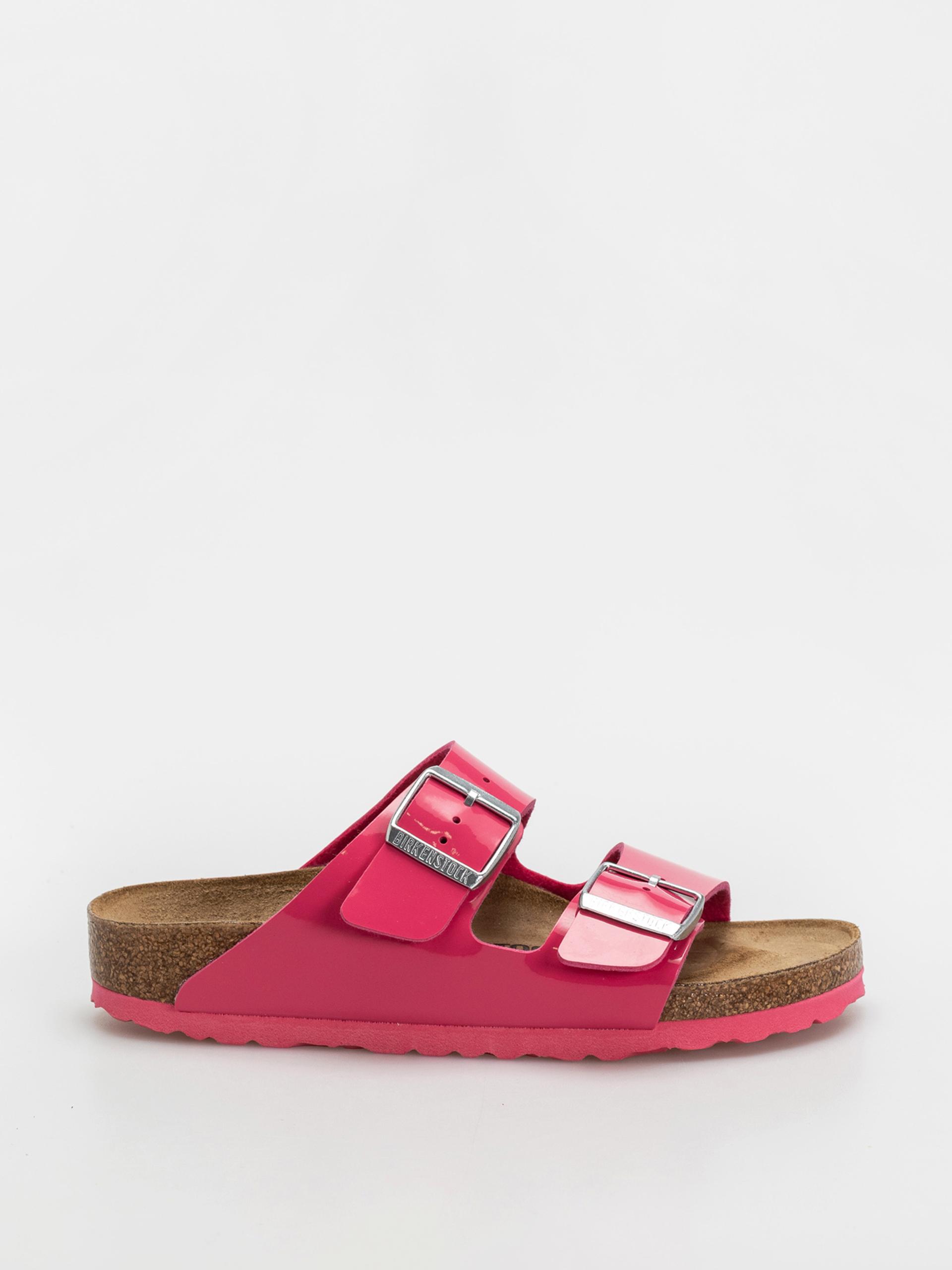 Șlapi Birkenstock Arizona Briko Flor Narrow Wmn (patent fuchsia tulip)