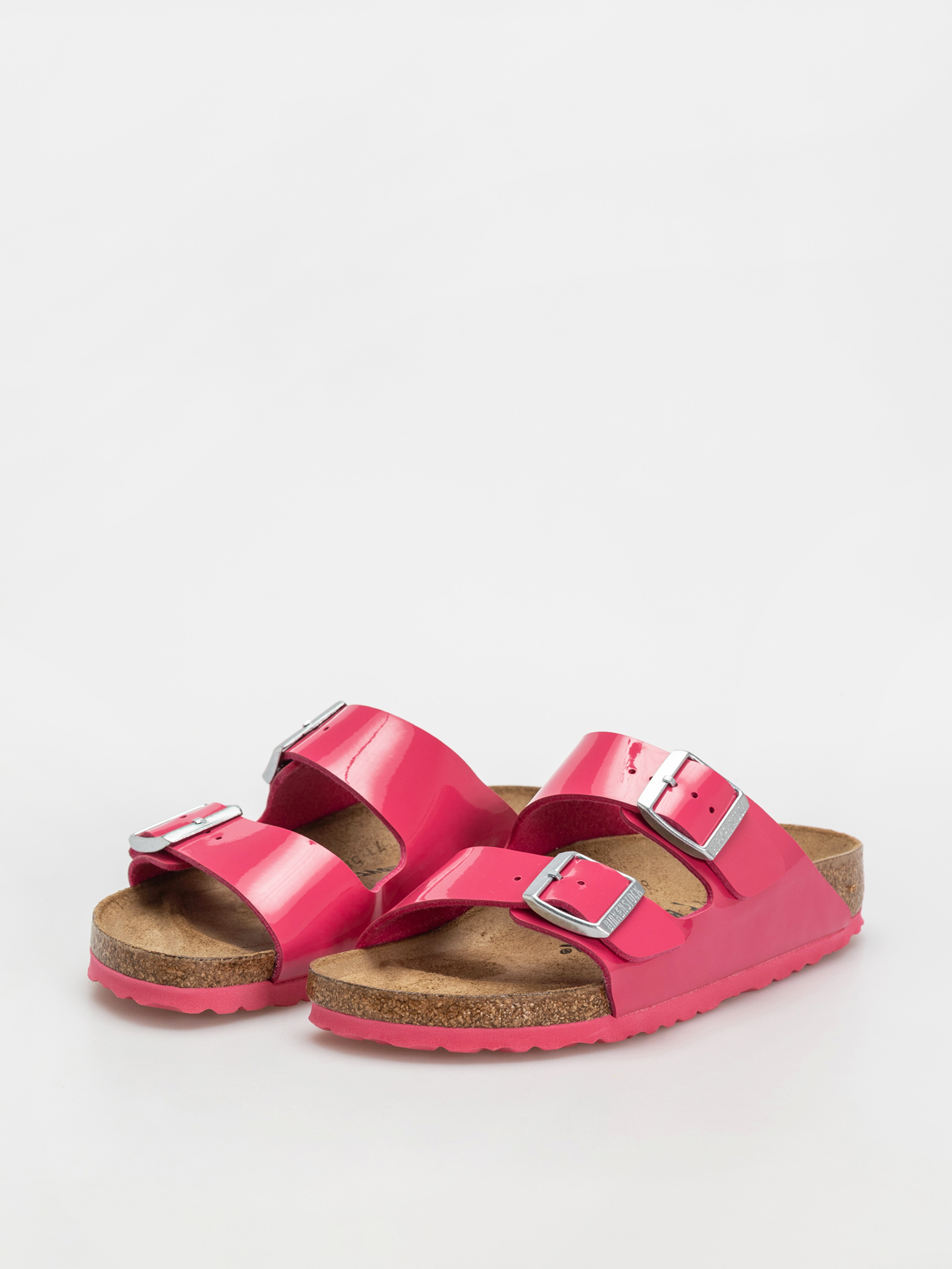 Șlapi Birkenstock Arizona Briko Flor Narrow Wmn (patent fuchsia tulip)