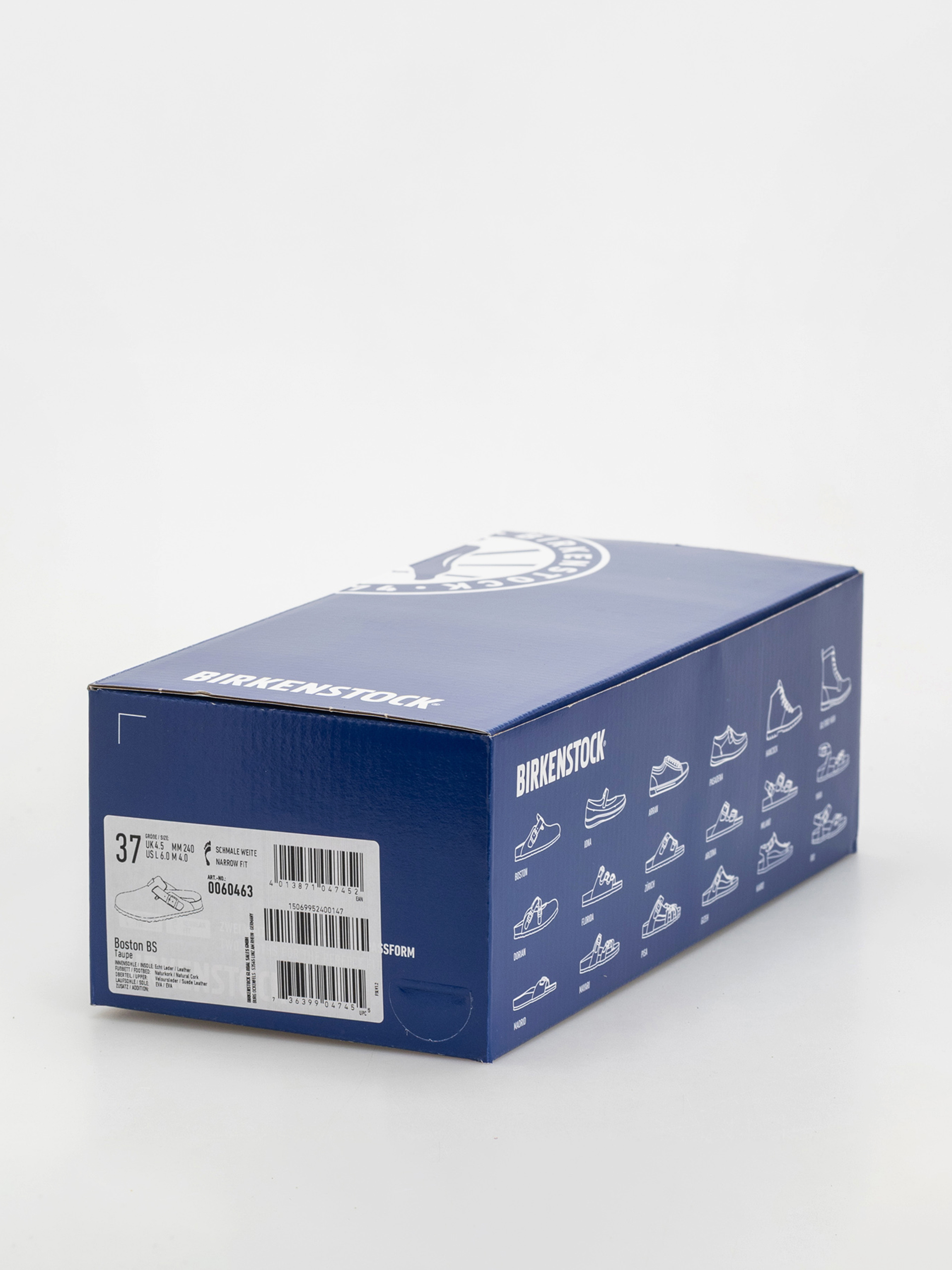 Șlapi Birkenstock Boston Suede Leather Narrow Wmn (taupe)