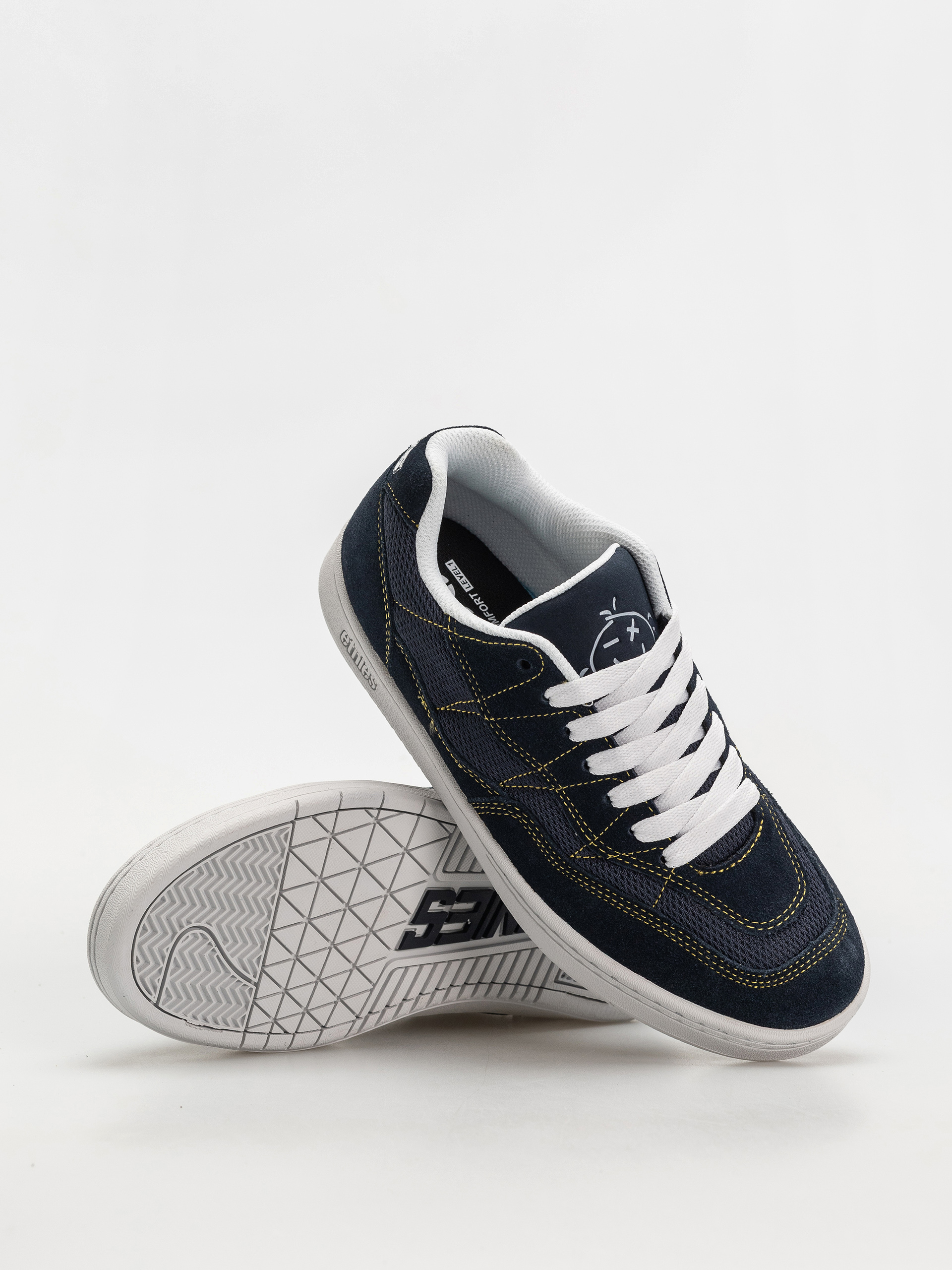 Pantofi Etnies Snake (navy/white/yellow)