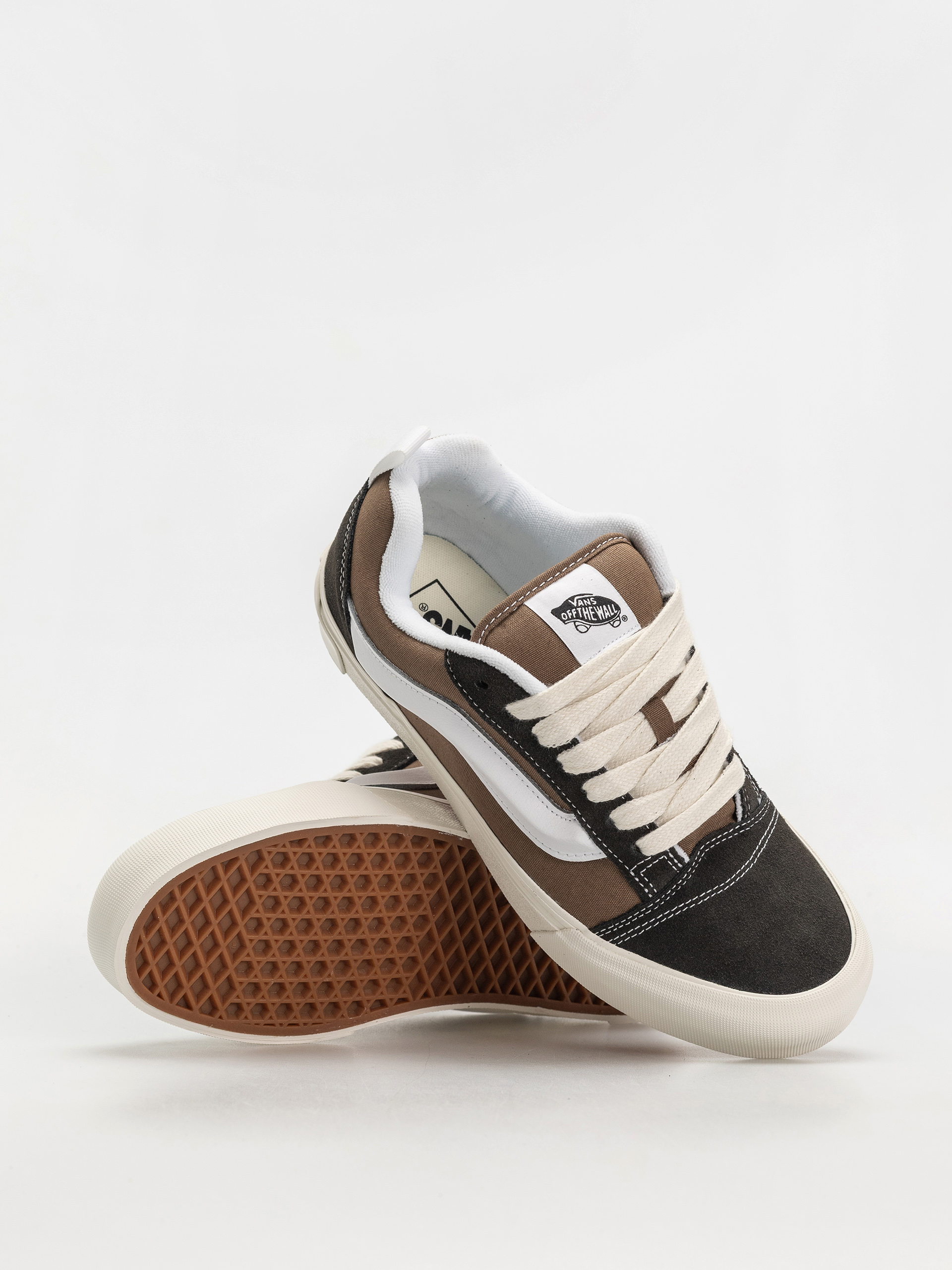 Pantofi Vans Knu Skool (color blocking brown/brown)