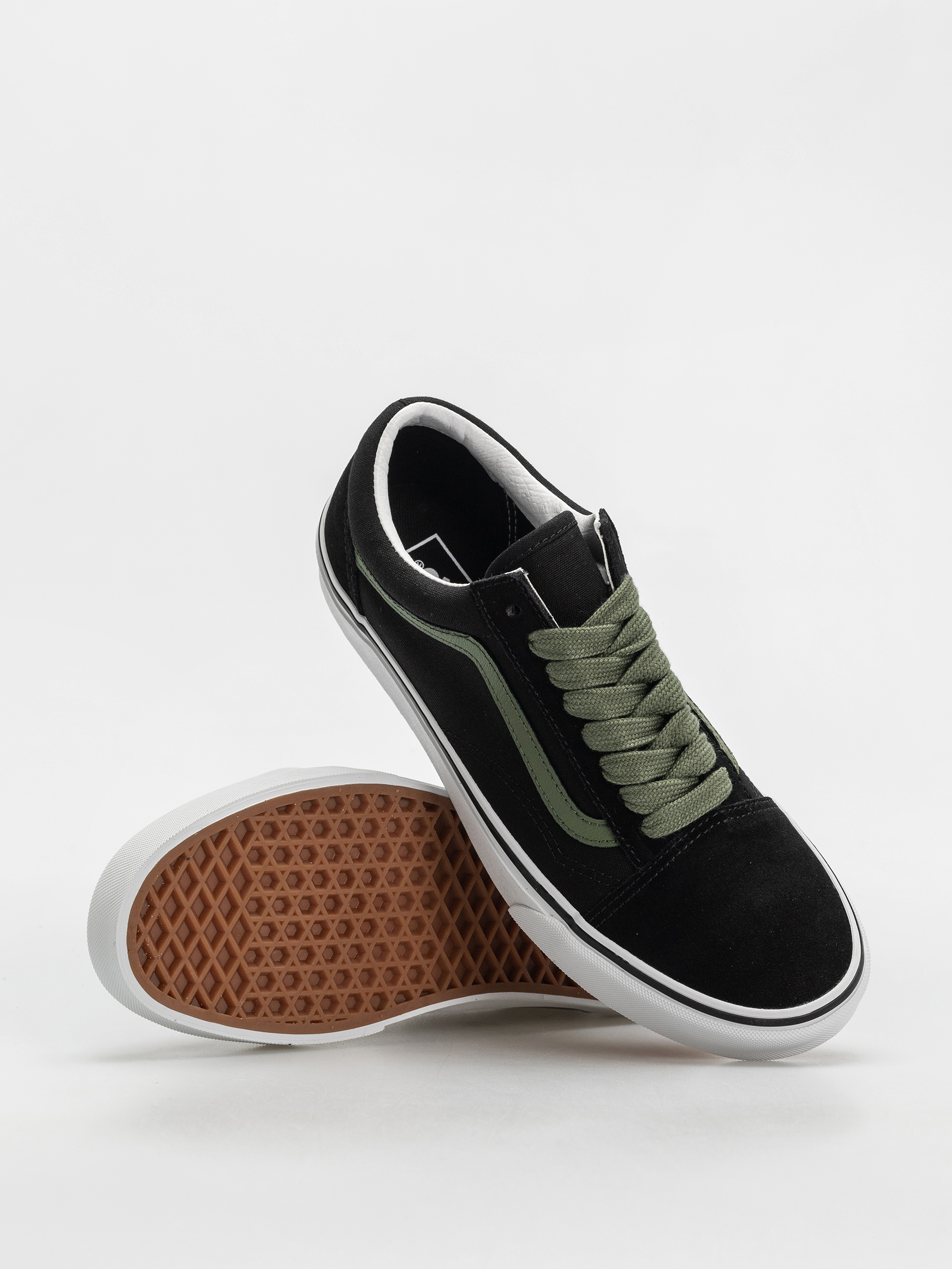 Pantofi Vans Old Skool (pop black/green)