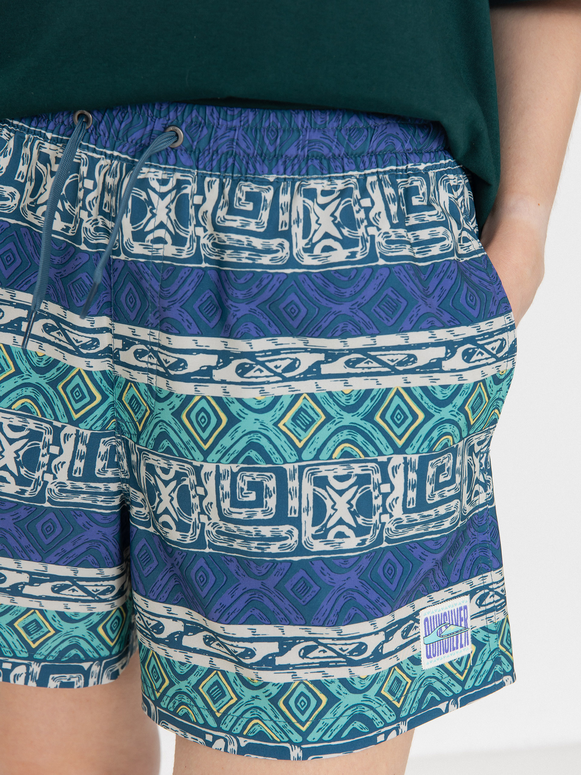 Pantaloni scurți Quiksilver Surfsilk Volley Wmn (global heat dusted peri)