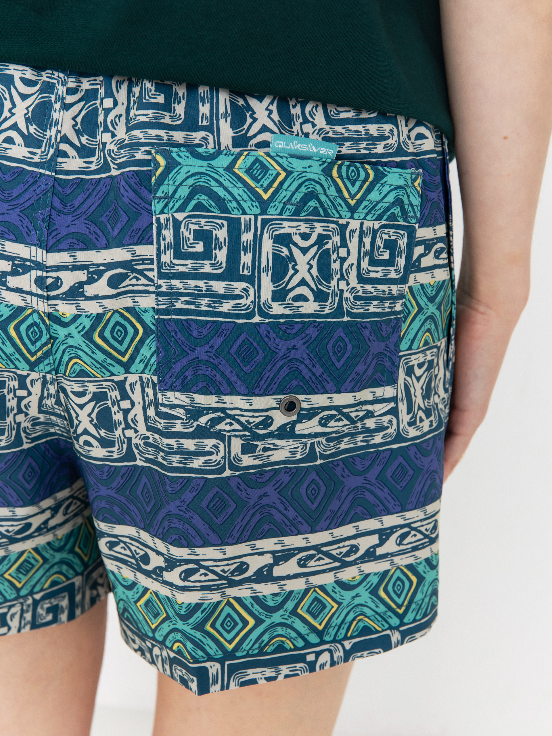 Pantaloni scurți Quiksilver Surfsilk Volley Wmn (global heat dusted peri)