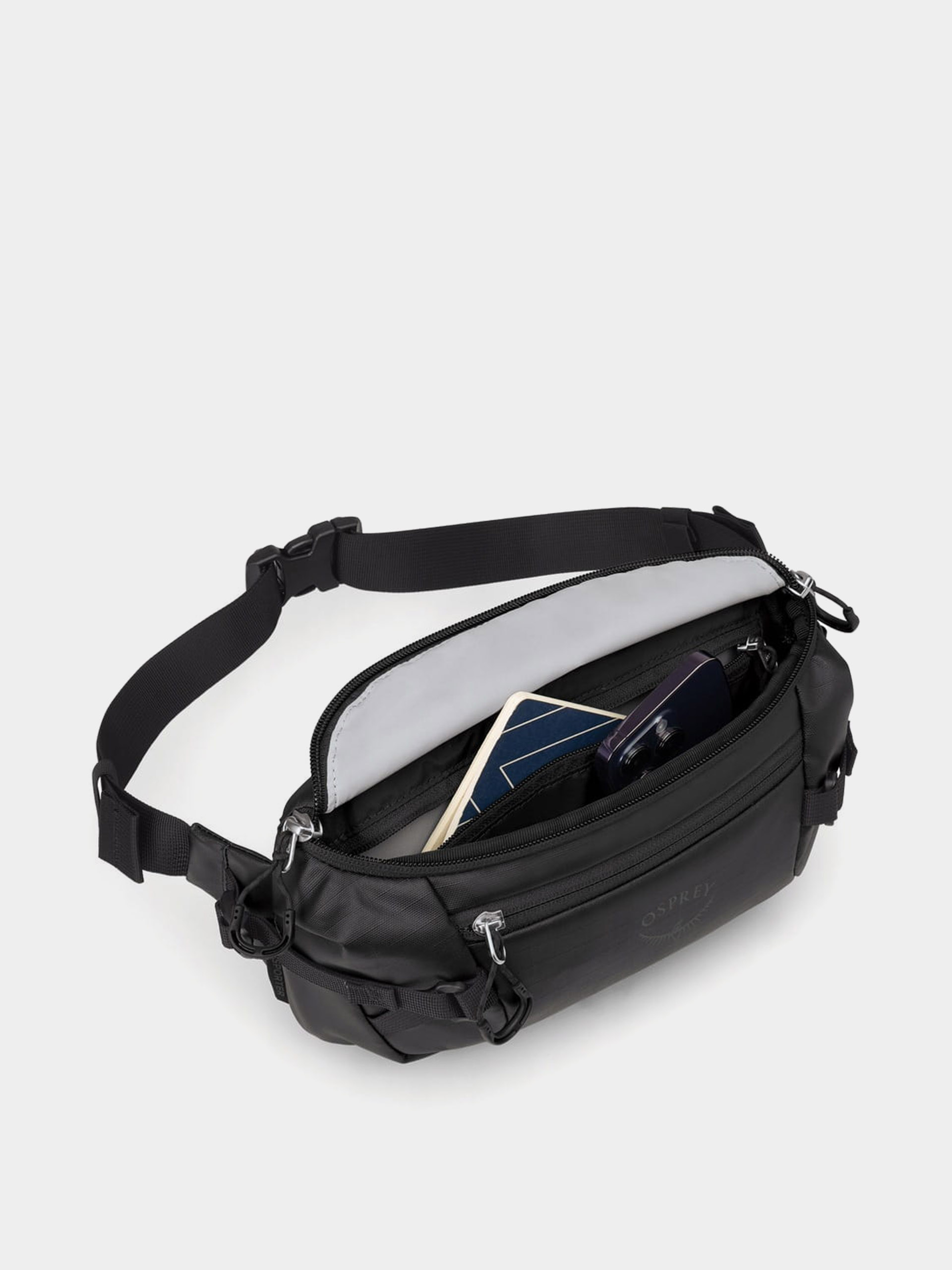 Borsetă de brâu Osprey Transporter Waist (raven black/black)