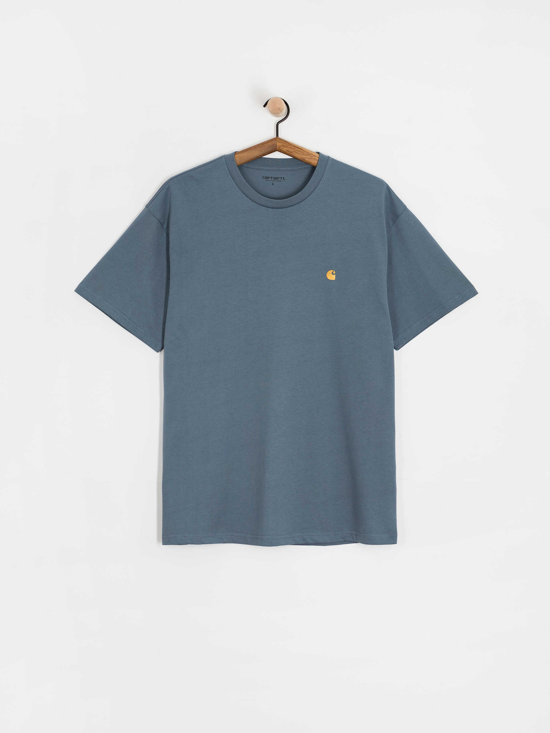 Tricou Carhartt WIP Chase (angelite/gold)
