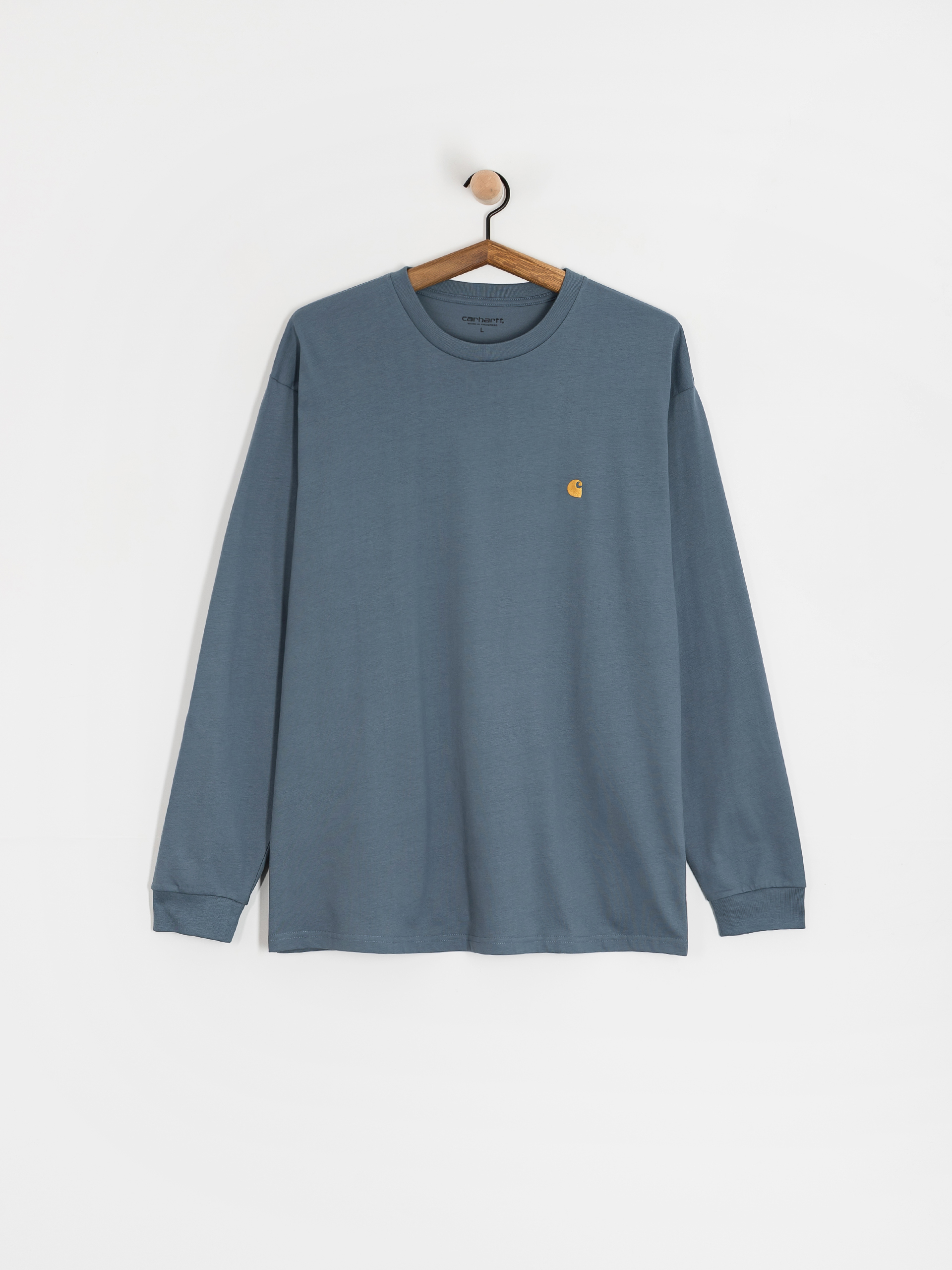 Longsleeve Carhartt WIP Chase (angelite/gold)