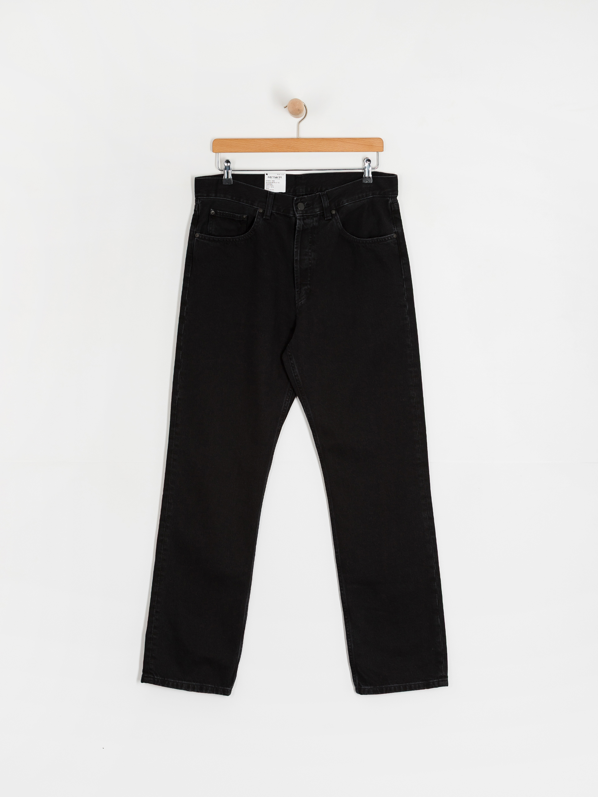 Pantaloni Carhartt WIP Nolan (black/stone washed)
