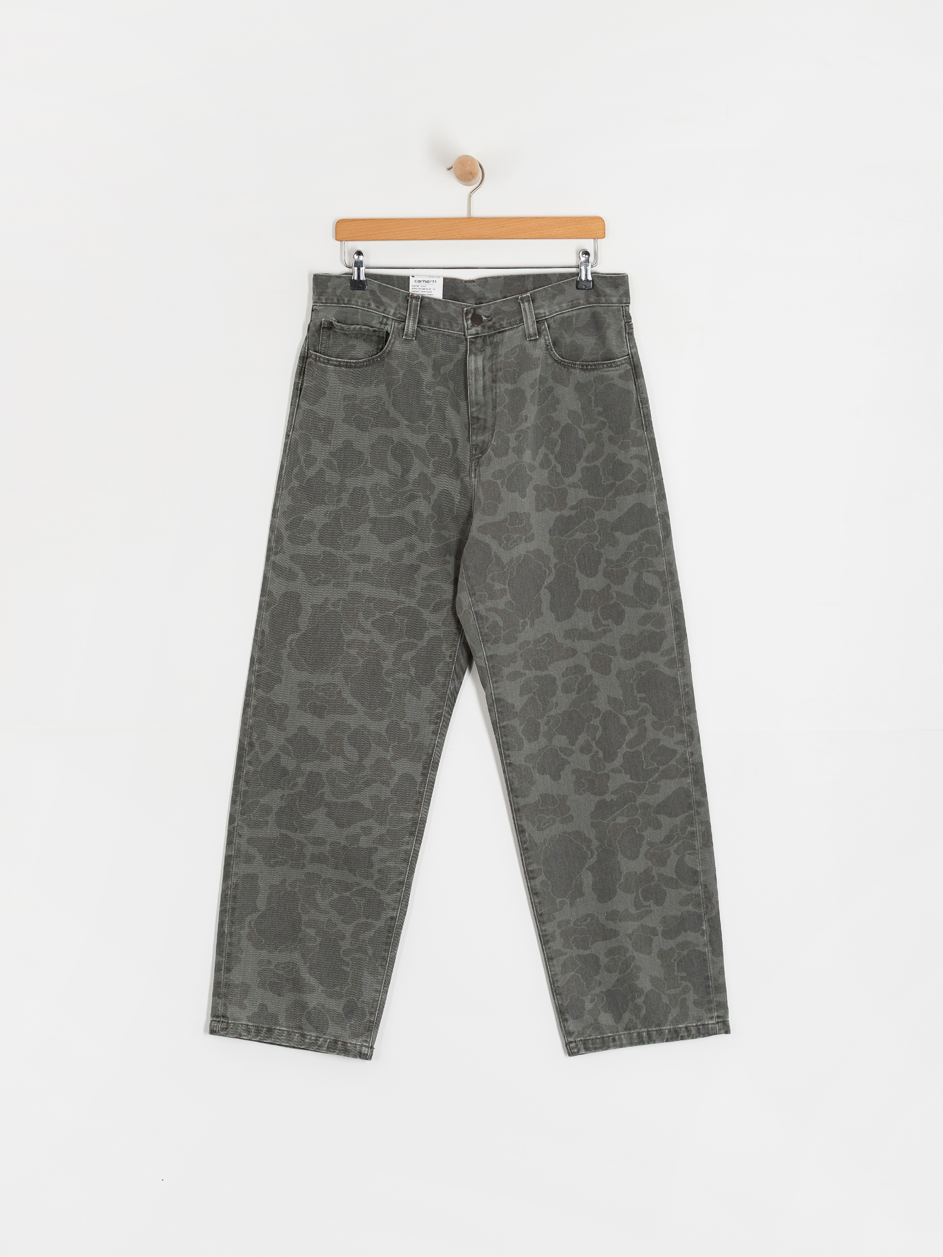 Pantaloni Carhartt WIP Duck Landon - gri (camo duck/black/heavy